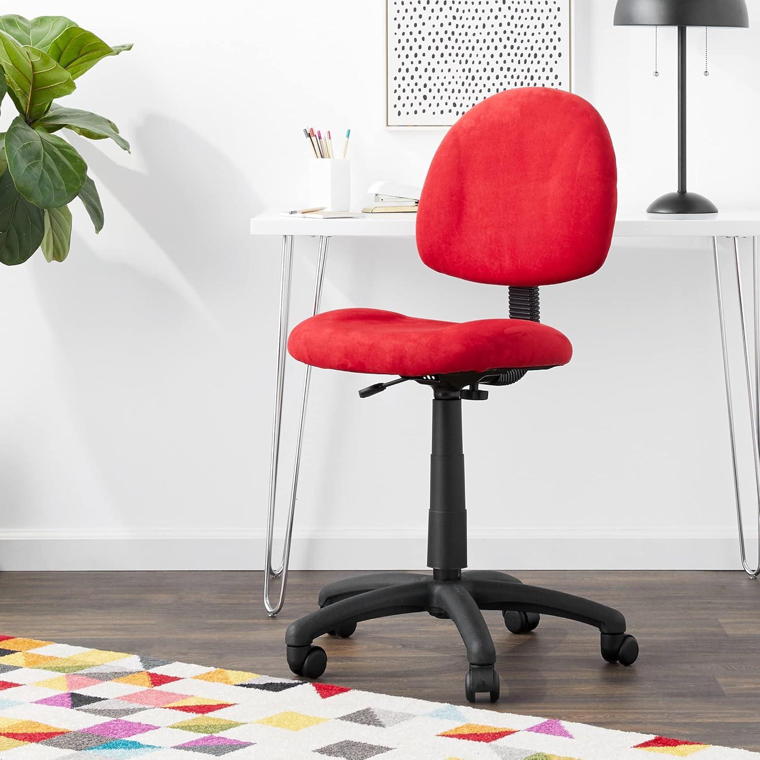 Microfiber Deluxe Posture Chair with Adjustable Arms - Boss Office Products