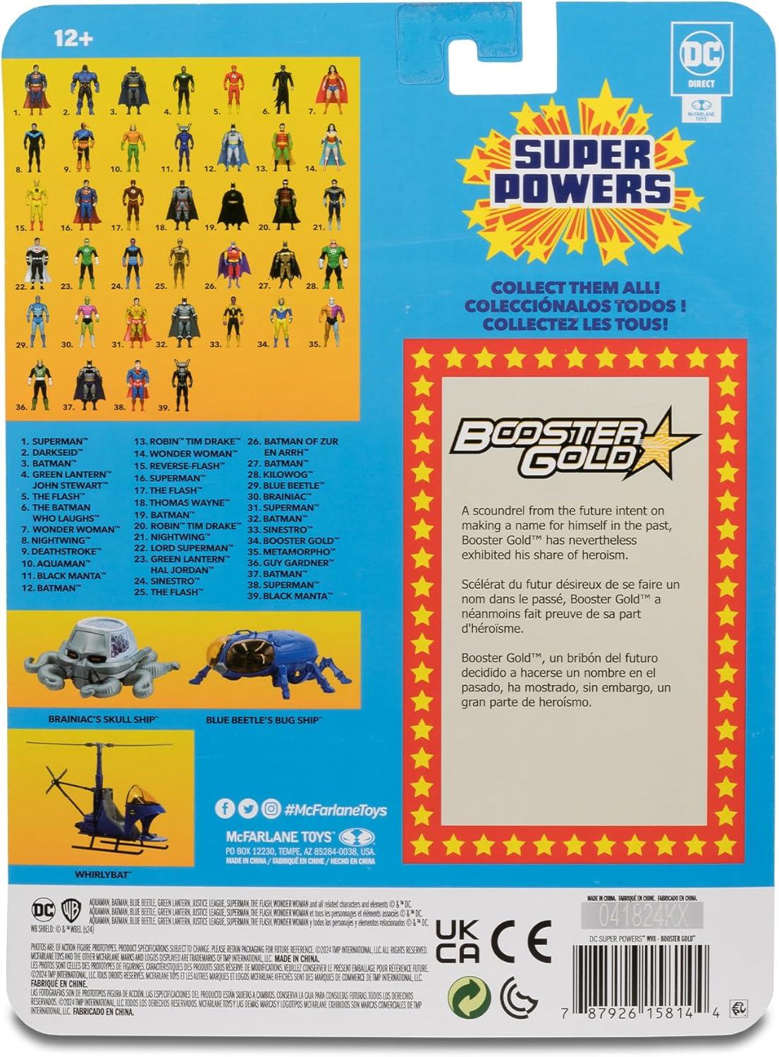 McFarlane Toys DC Comics Booster Gold Super Powers Action Figure