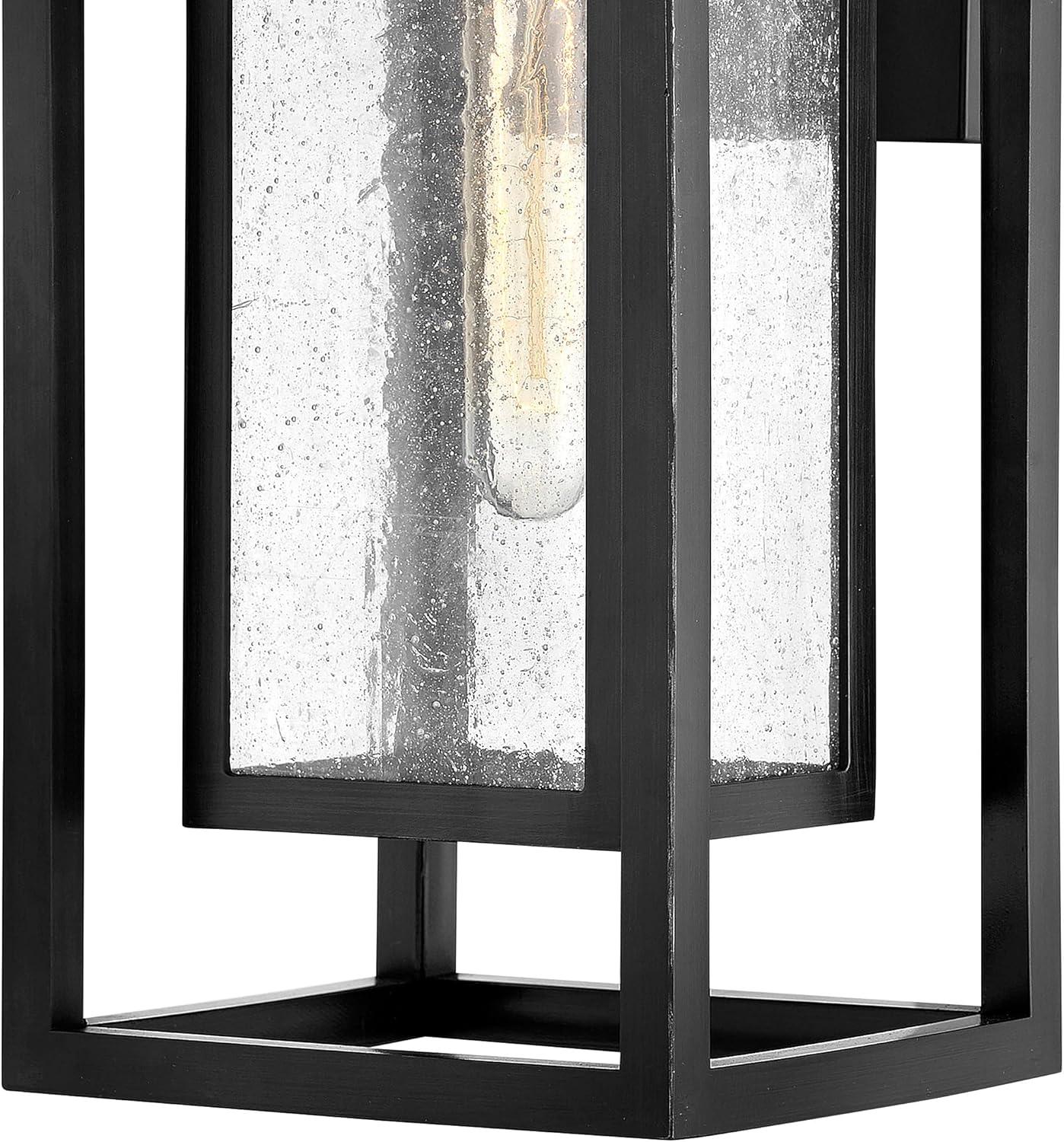 Republic Seeded Glass Outdoor Wall Mount Lantern
