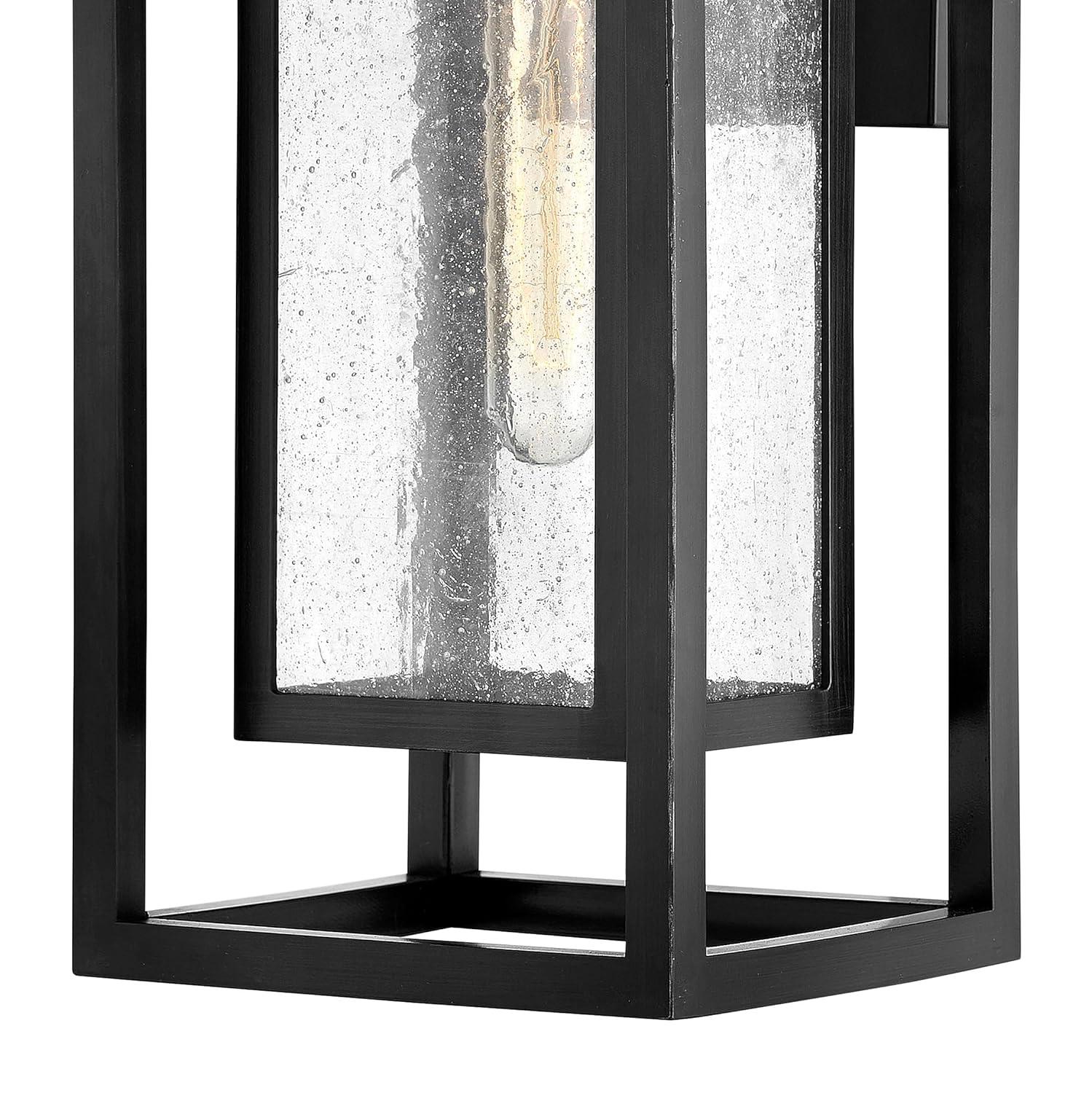 Republic Seeded Glass Outdoor Wall Mount Lantern