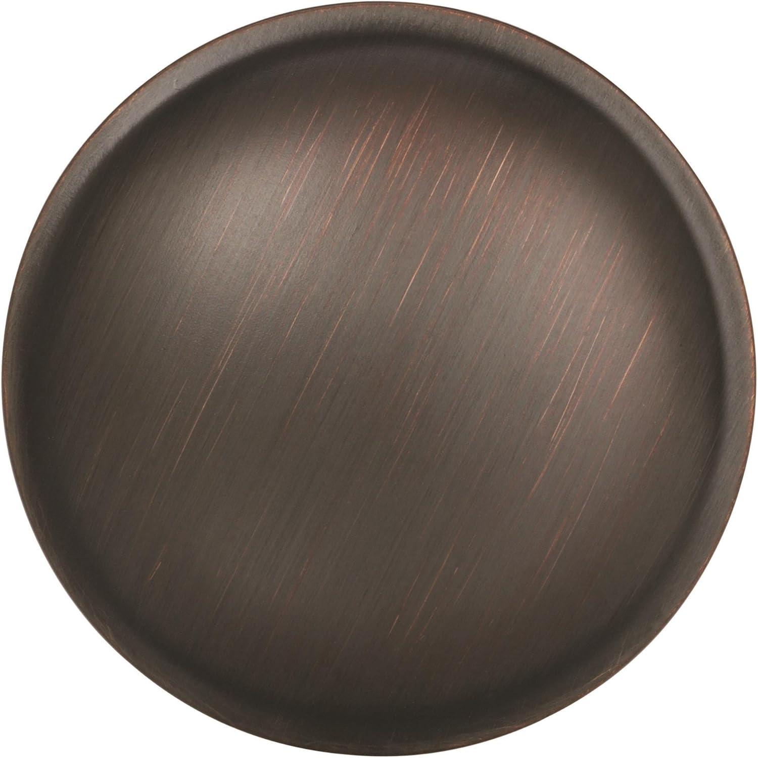 Amerock Allison Round Cabinet Knob 1-1/4 in. D 15/16 in. Oil Rubbed Bronze 1 pk