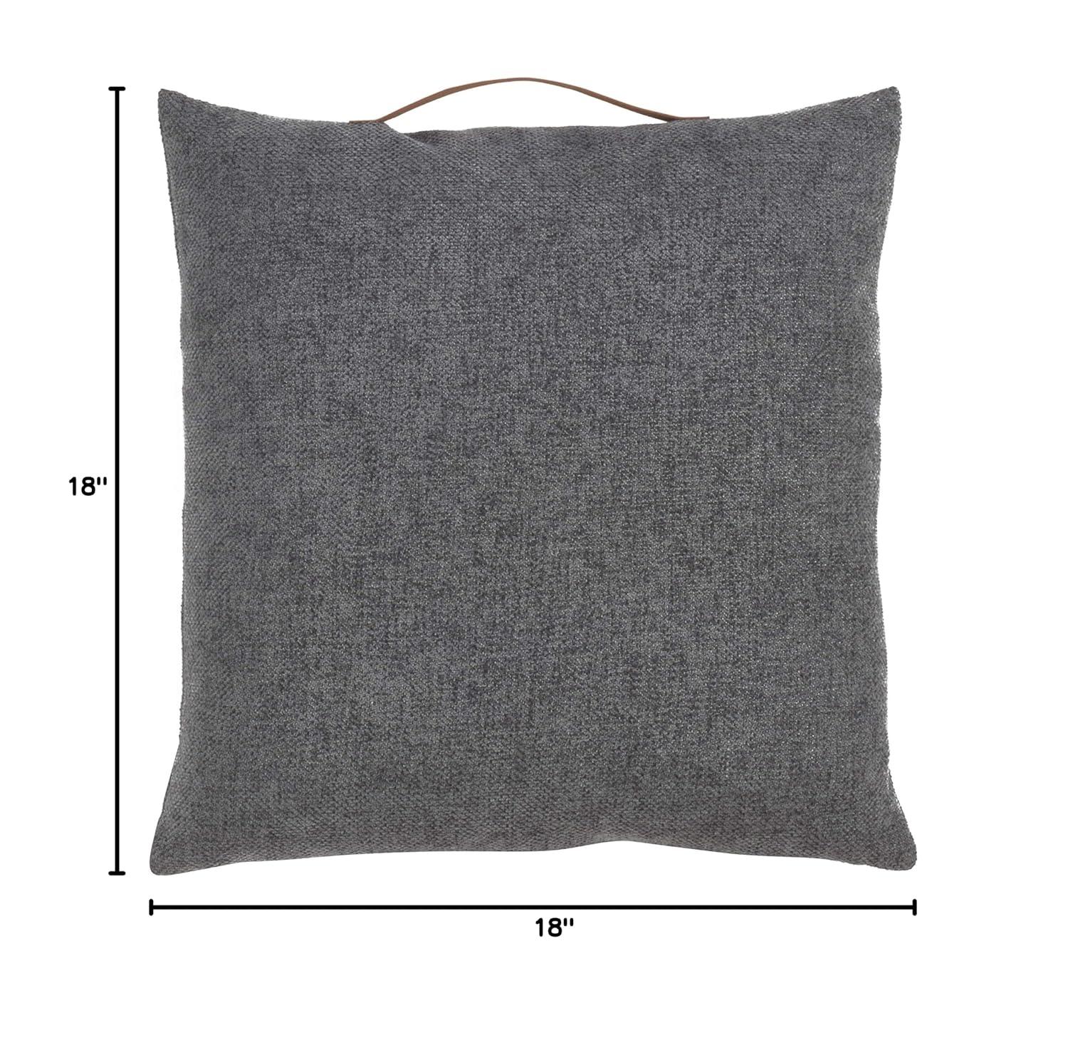 Saro Porter Collection Reversible Throw Pillow