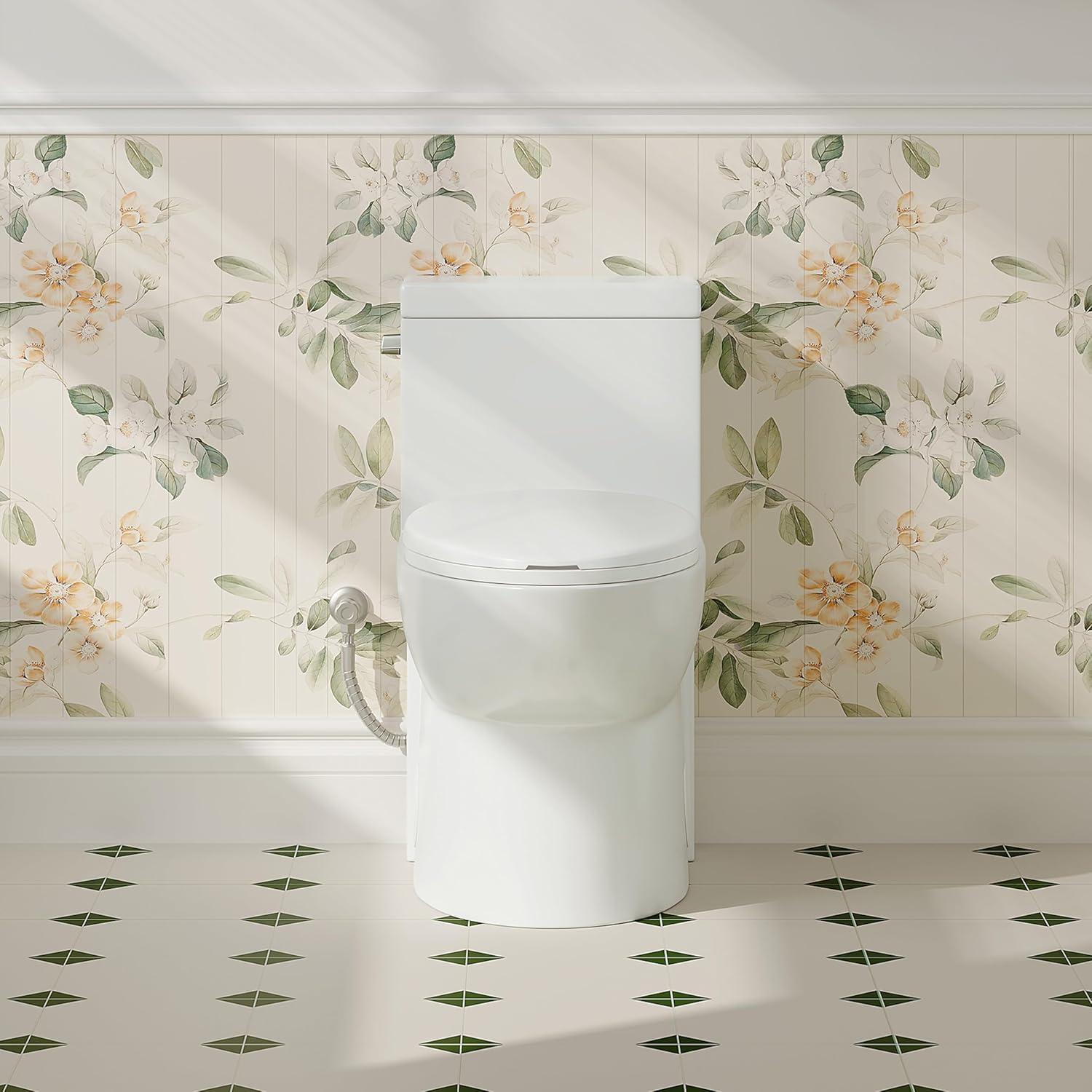 Denbigh Chair Height Elongated Comfort Height One-Piece Toilet (Seat Included)