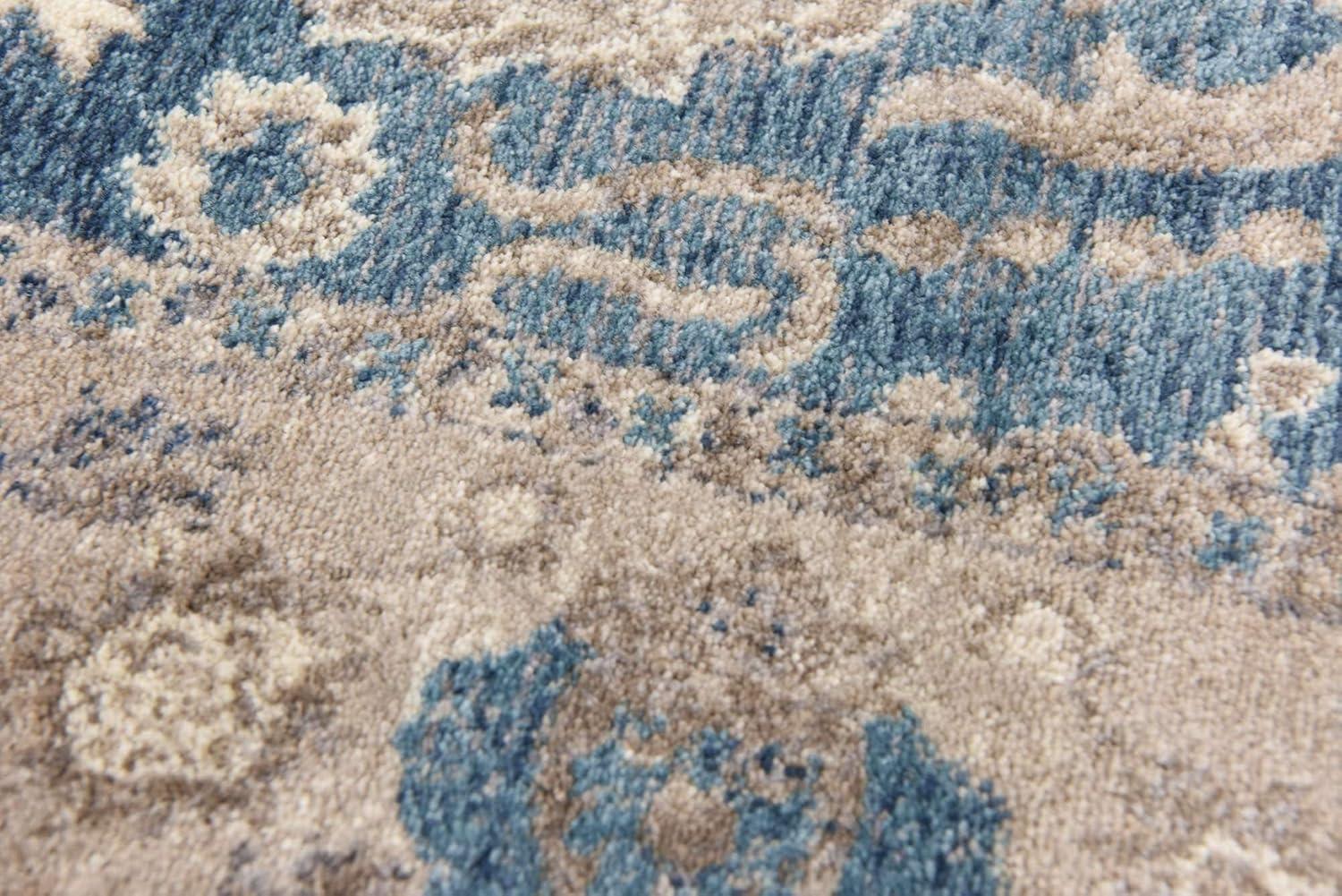 RugPal Linz Oriental Blue Area Rug