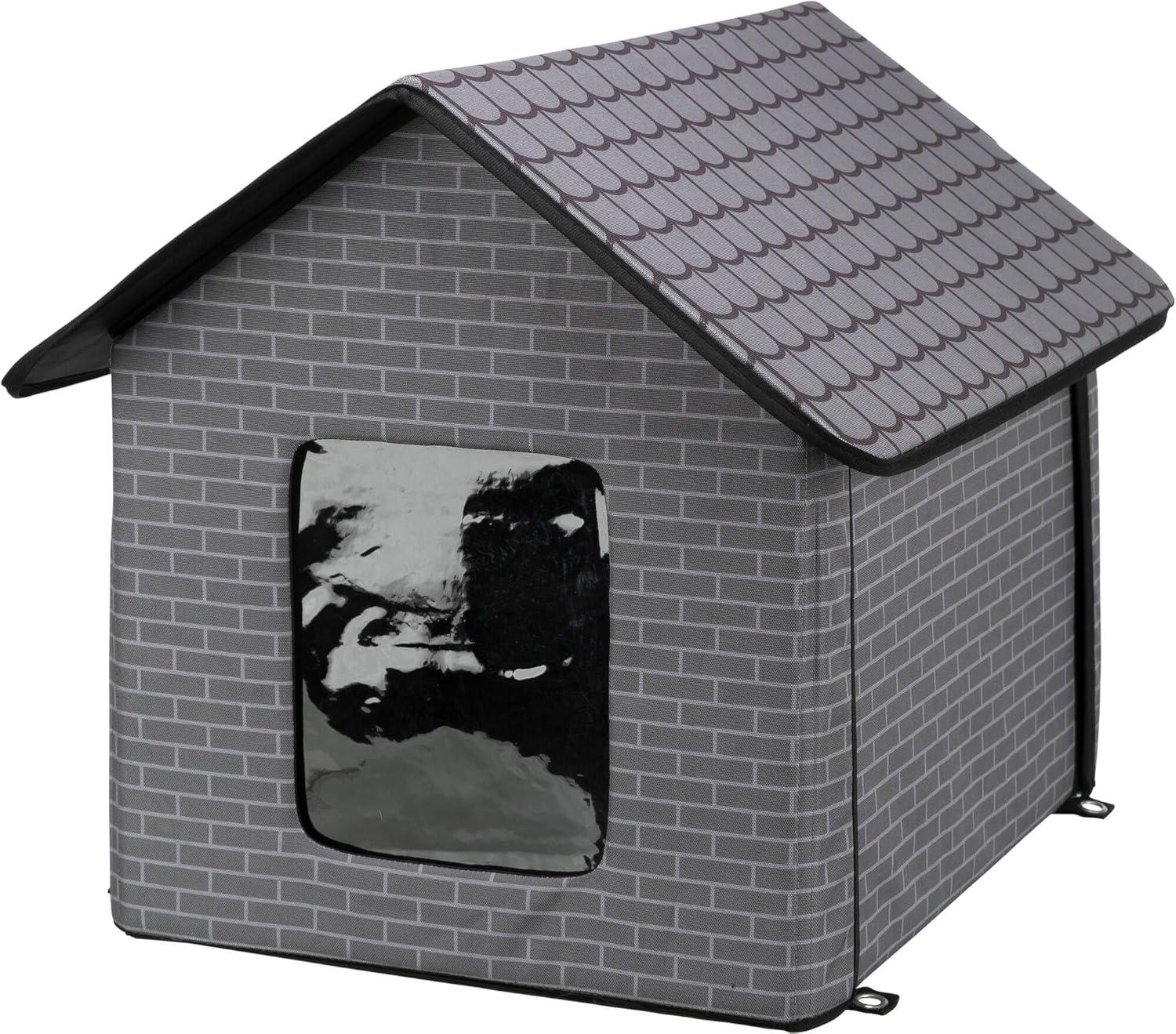 TRIXIE TRIXIE Insulated Outdoor Pet House, Waterproof Material, For Small Dogs and Cats, Feral Cats