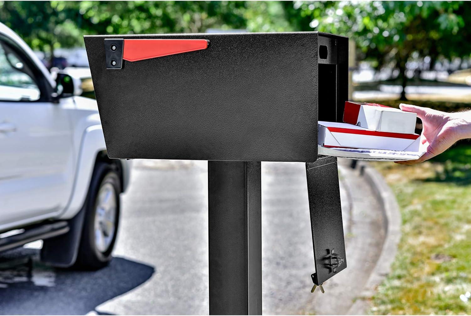 Street Safe Latitude Front & Rear Access Locking Post Mounted Mailbox