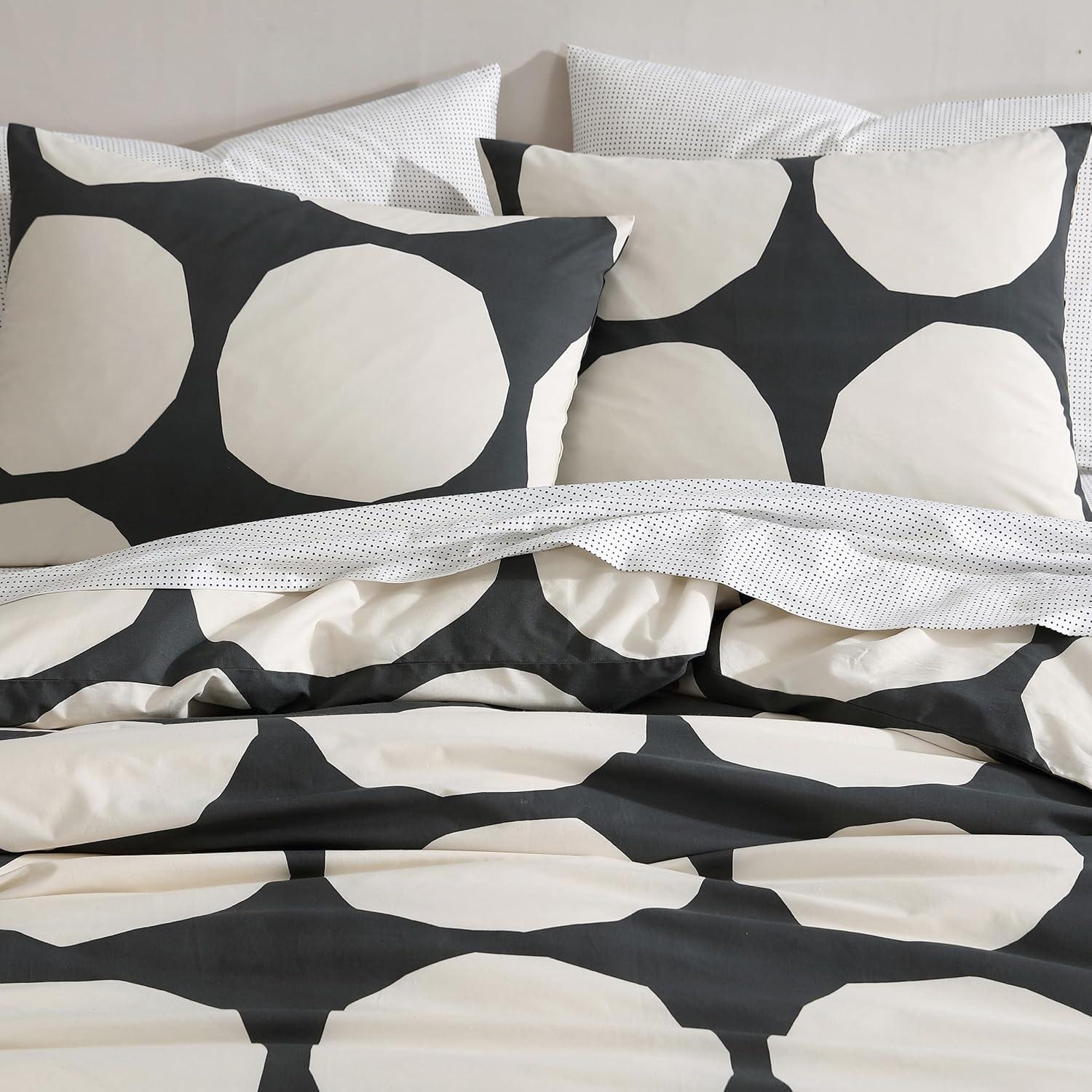 Marimekko Kivet Grey Cotton Duvet Cover Set