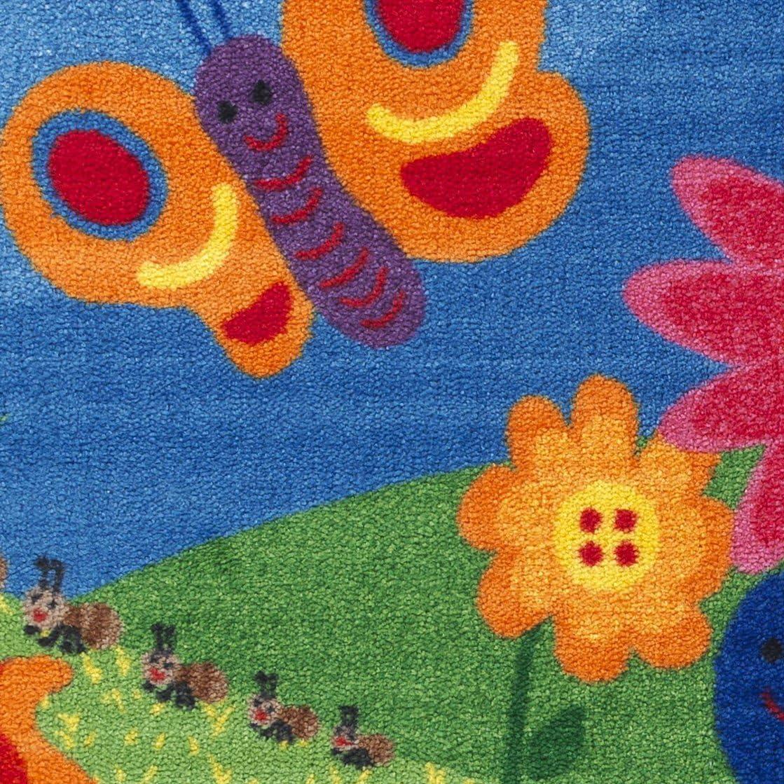 Flagship Carpets Cutie Bugs Kids and Baby Non Slip Area Rug, 3' x 5'