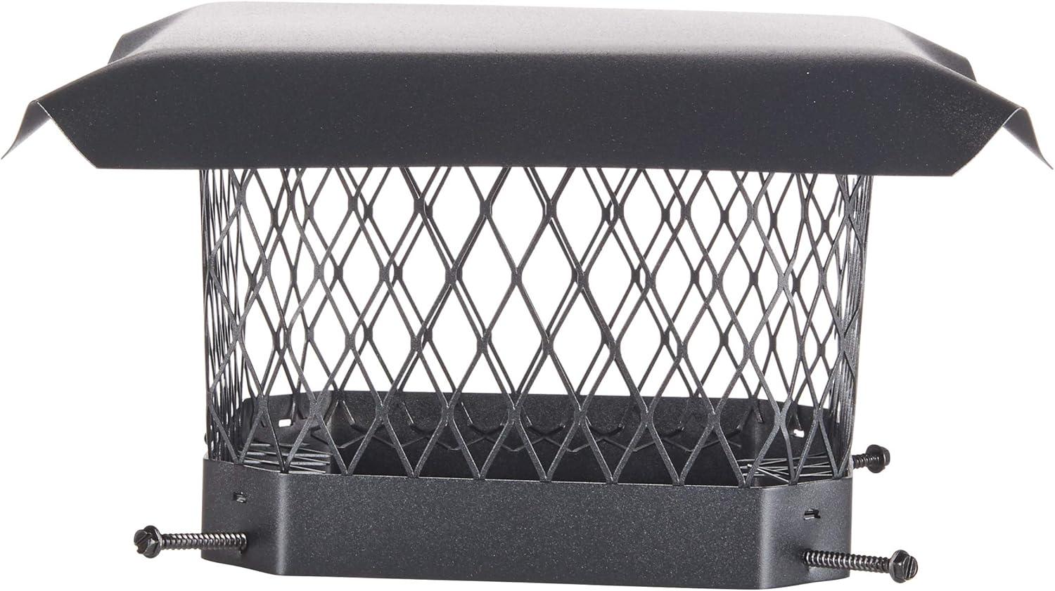 Shelter SC99 Single-Flue Black Galvanized-Steel Chimney Cap (9" x 9")
