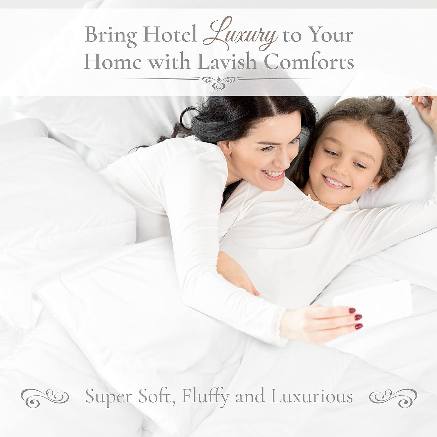 California King Gray Microfiber All-Season Comforter