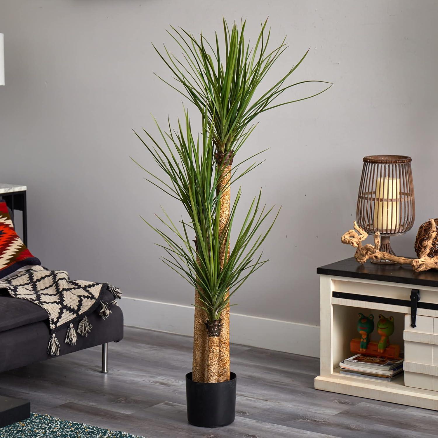 Nearly Natural 58.5" Yucca Silk Tree