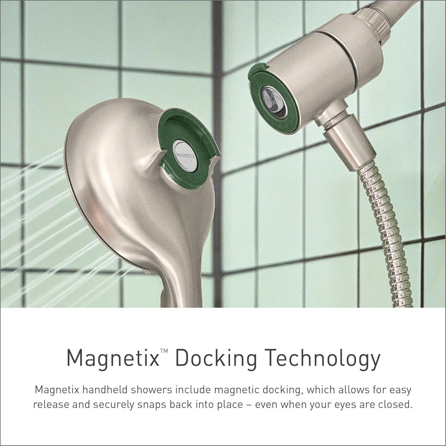 Verso 2.5 GPM Rainshower/Handshower Combination with Infiniti Dial and Magnetix Docking