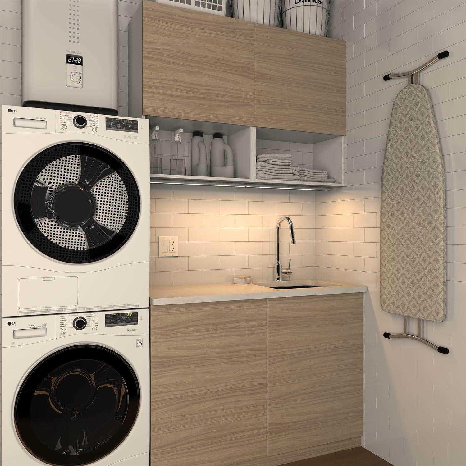 LAGOM 12" Direct Wire Dimmable LED Under Cabinet Lights, Selectable 2700K/4000K/5000K
