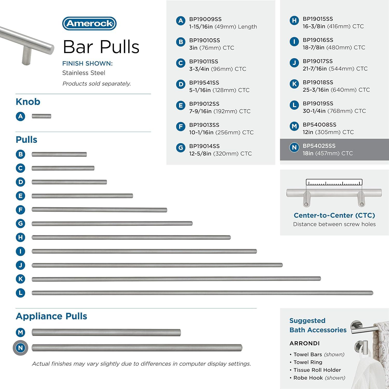 18" Center to Center Bar Pull