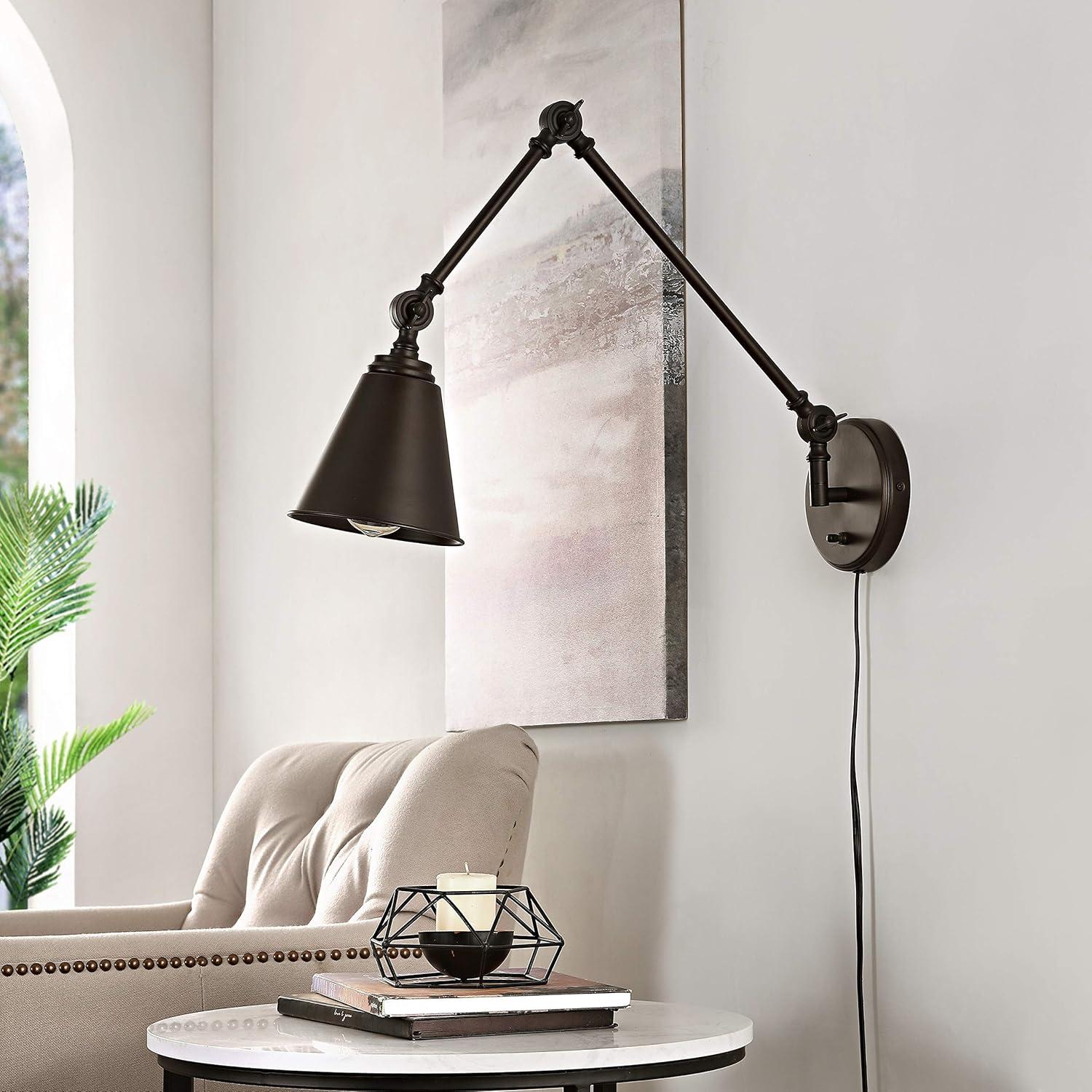 Plug-in Swing Arm Sconce