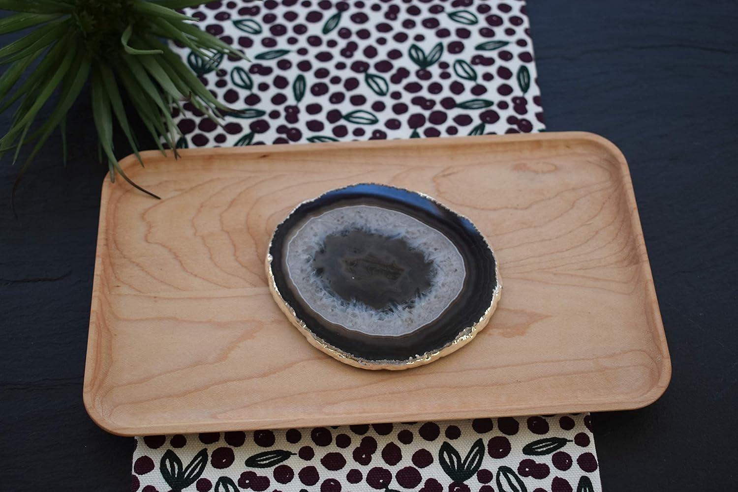 Agate 4 Piece Coaster Set (Set of 4)