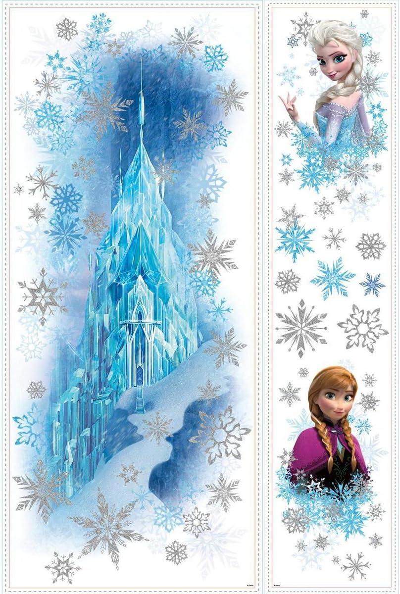 Disney Frozen Ice Palace ft. Elsa & Anna Giant Wall Decals With Glitter