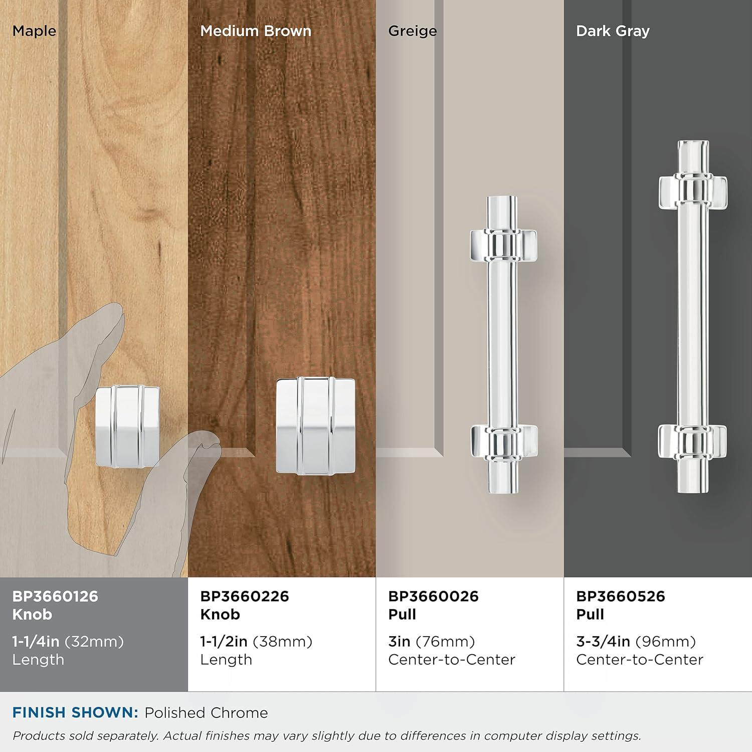 Davenport 1 3/16" Length Square Knob