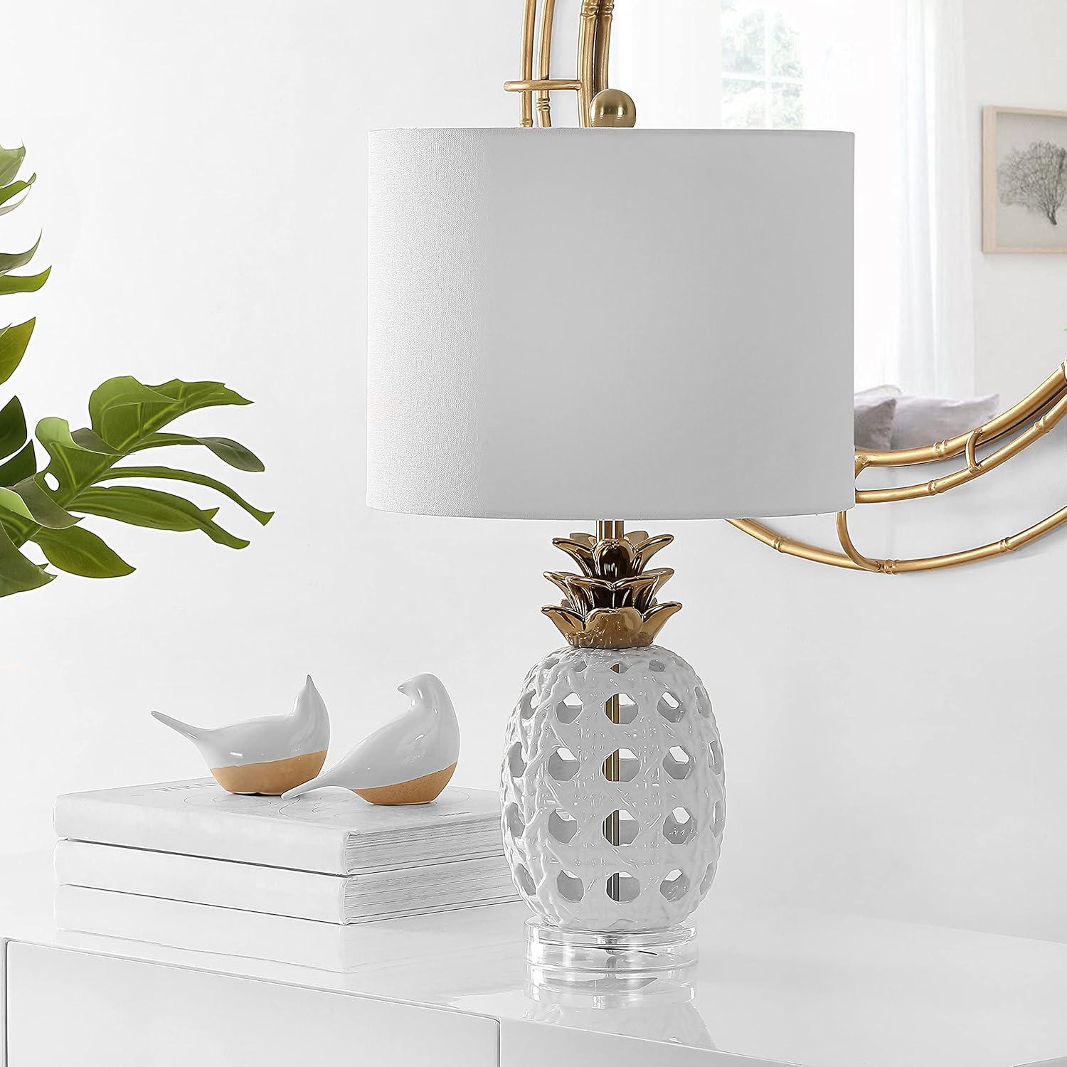 Sonny Table Lamp - 24 Inch Height - TBL4357 - White - Safavieh