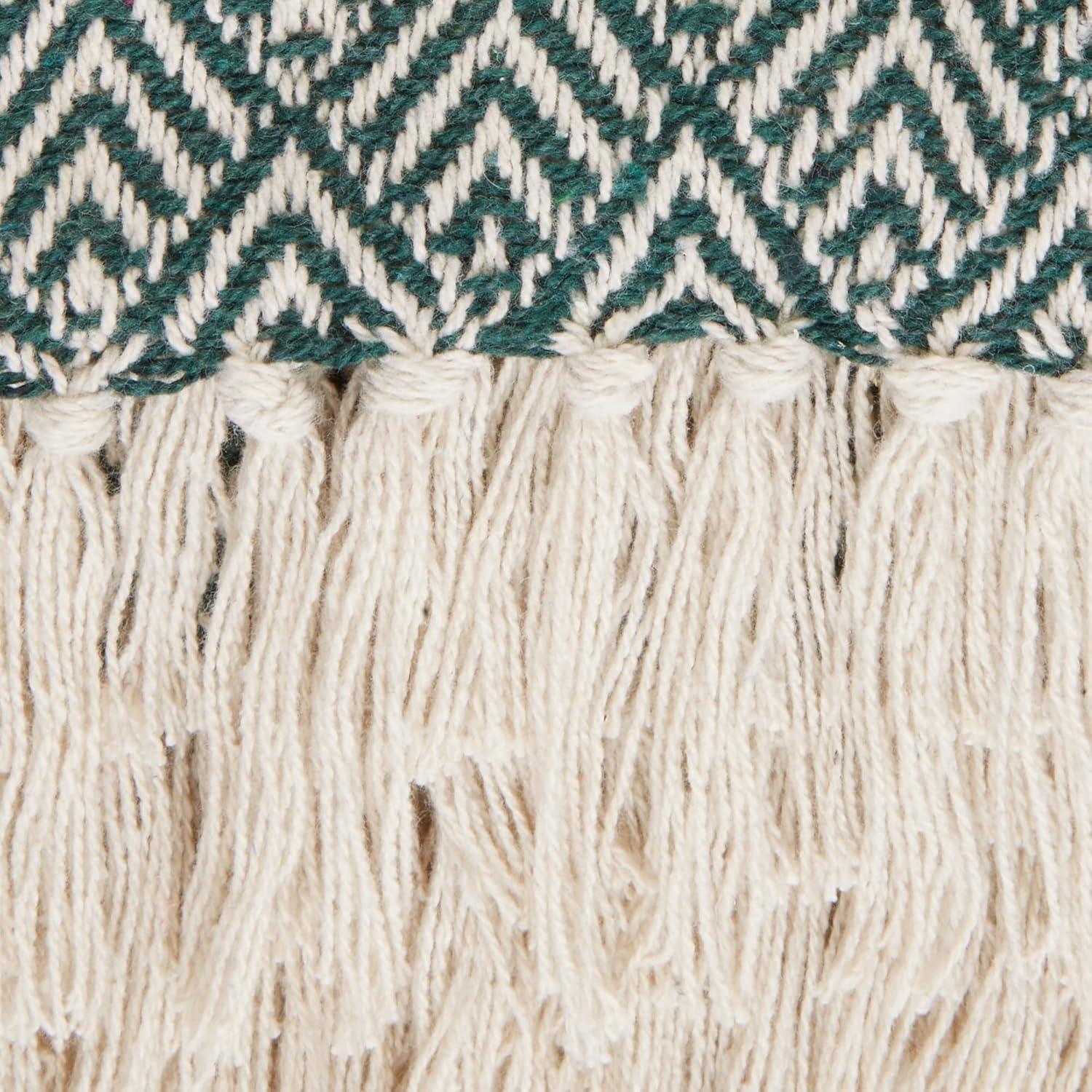 Design Imports Hand Woven Throw Blanket
