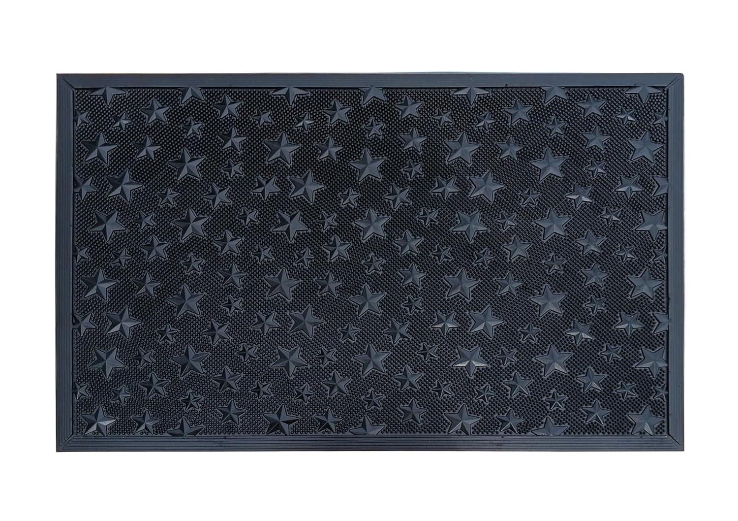 A1HC Good Luck Design Rubber Pin Welcome Door Mats 24"x36" for Outdoor Entrance, Fun Designed Doormat, Welcome Mats for Front Door Non-Slip Backing Rubber Doormat for Indoor Outdoor Use