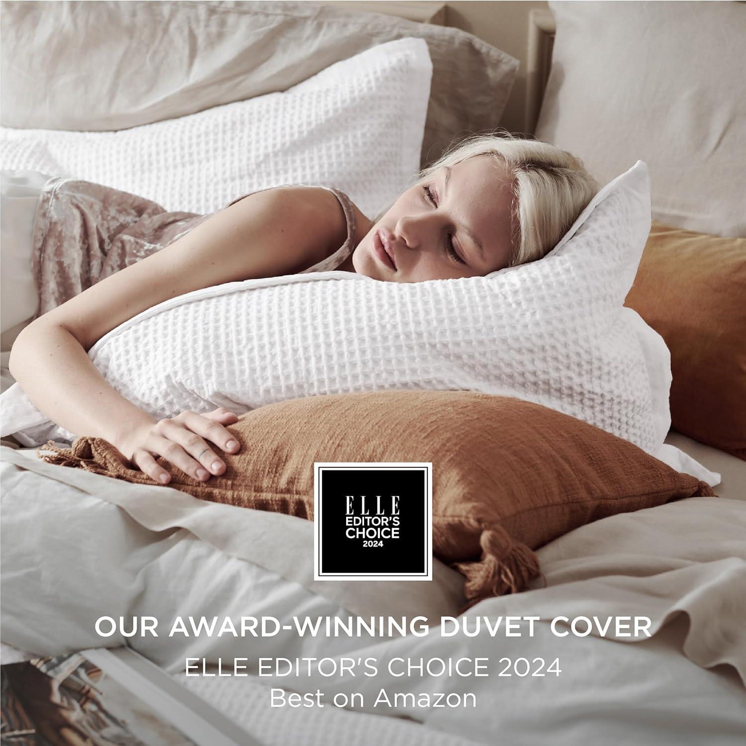 Bedsure Bedsure 100% Cotton Waffle Weave Duvet Cover