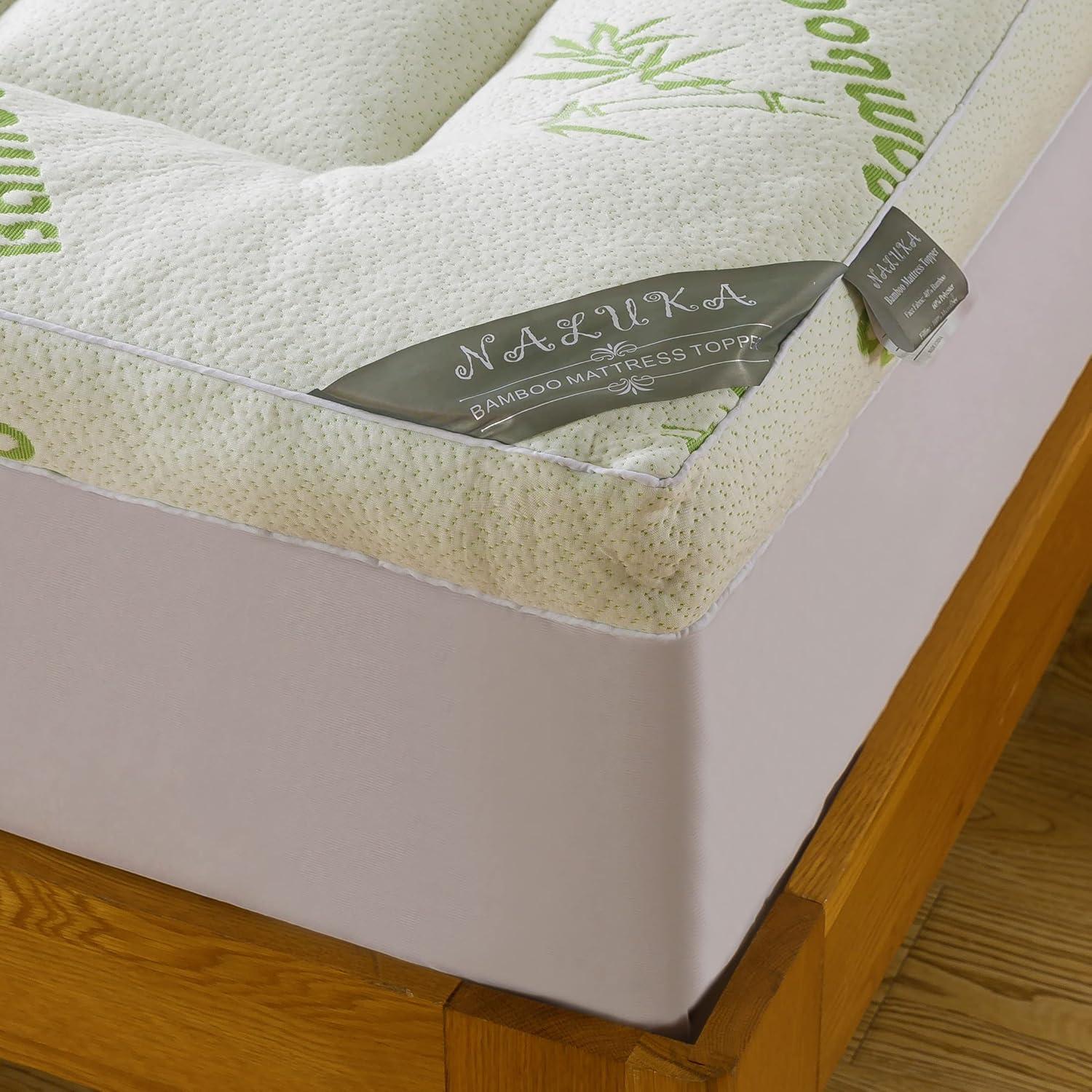Queen Size Bamboo Viscose Cooling Mattress Topper