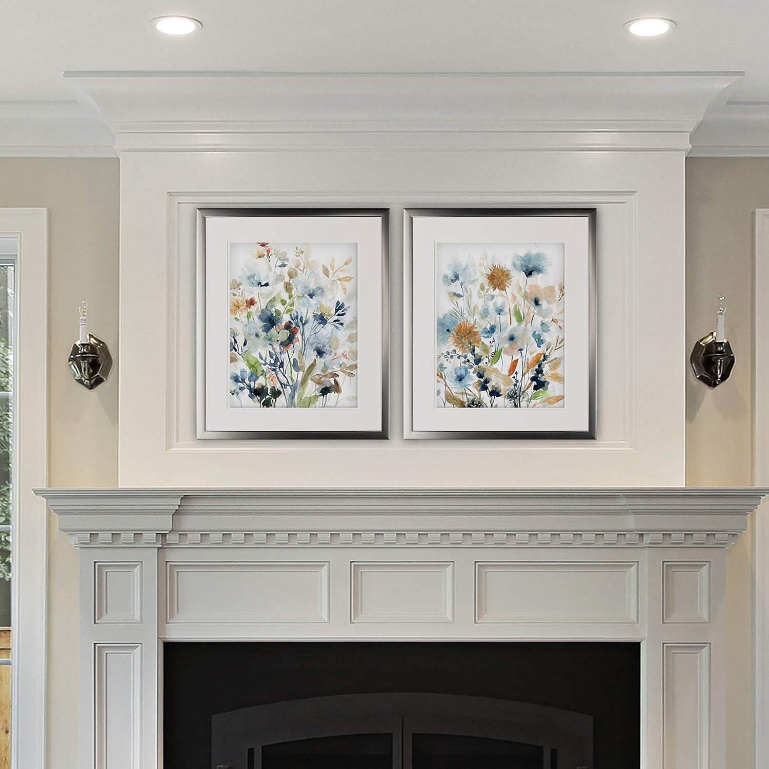 Wexford Home Holland Spring Mix -2 Piece Set - Silver Frame