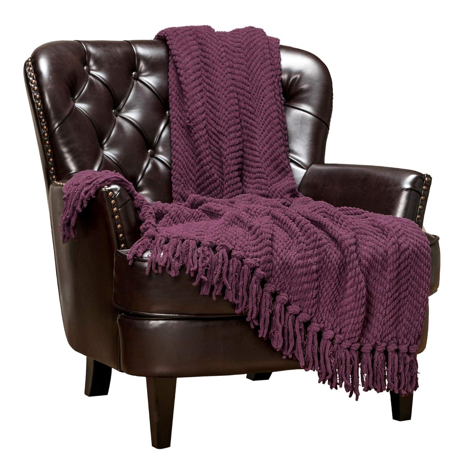Chanasya Textured Knitted Throw
