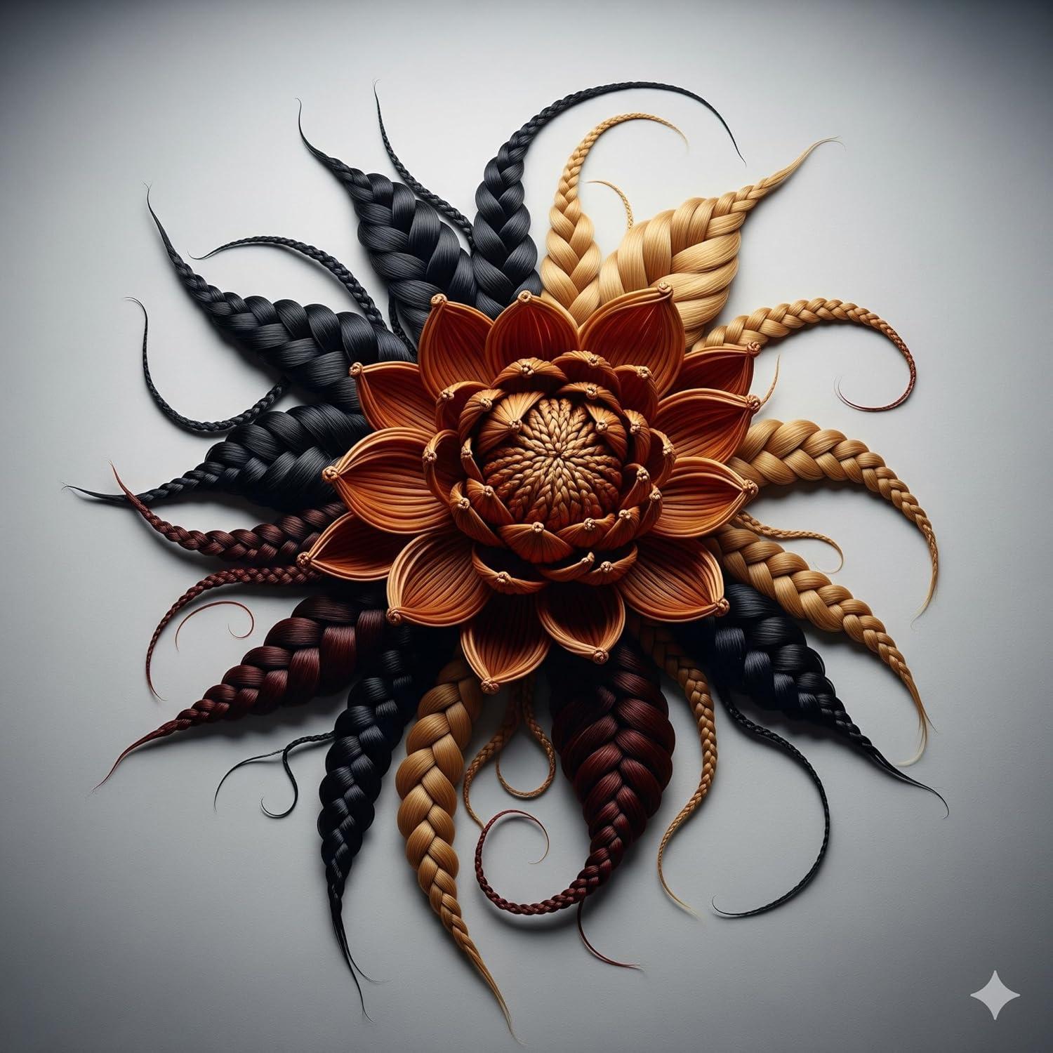 Aayu Hand Made Jute Braid Rope |3 Strand | 1/2" x 30 feet per Hank (Natural) Indian Jute, Jute Fiber, Jute Yarn Braided with Natural Fiber - Braided Jute, Natural Jute