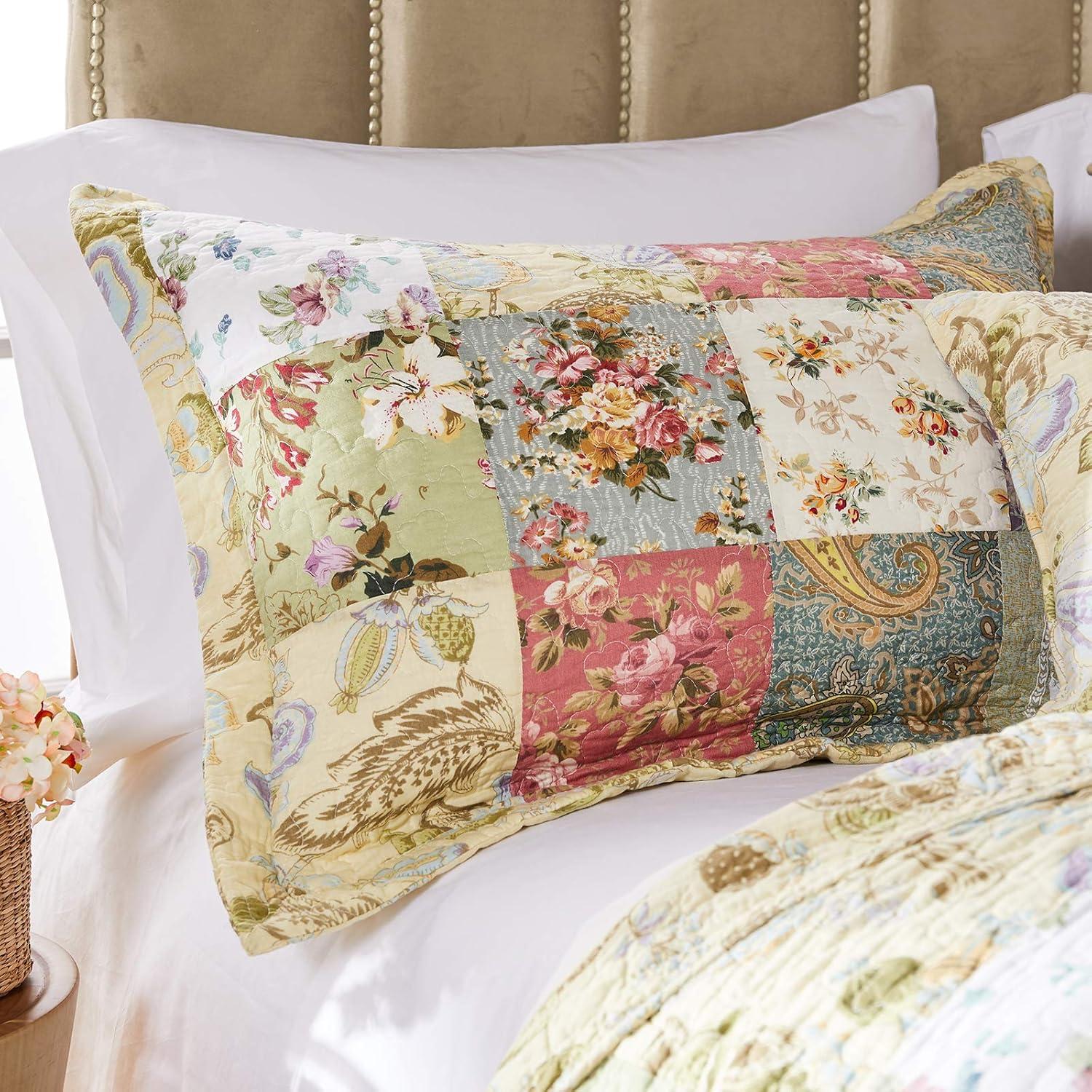 Greenland Home Fashions Blooming Prairie Quilt Set