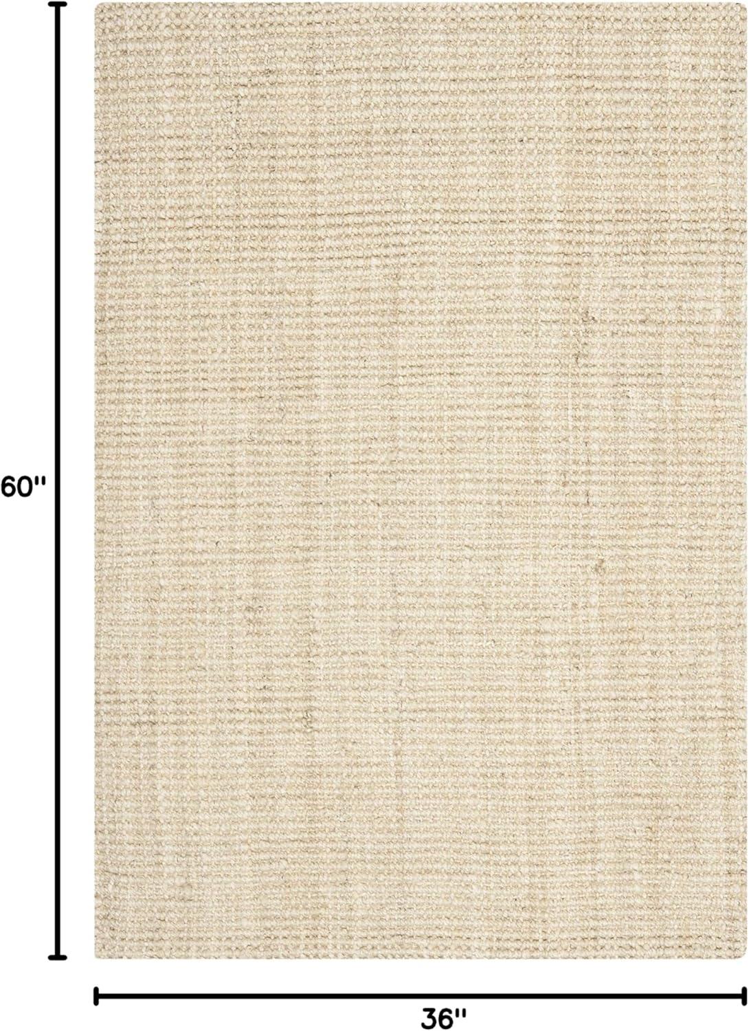 Natural Fiber NF730 Hand Woven Area Rug - Ivory - 3'x5' - Safavieh.