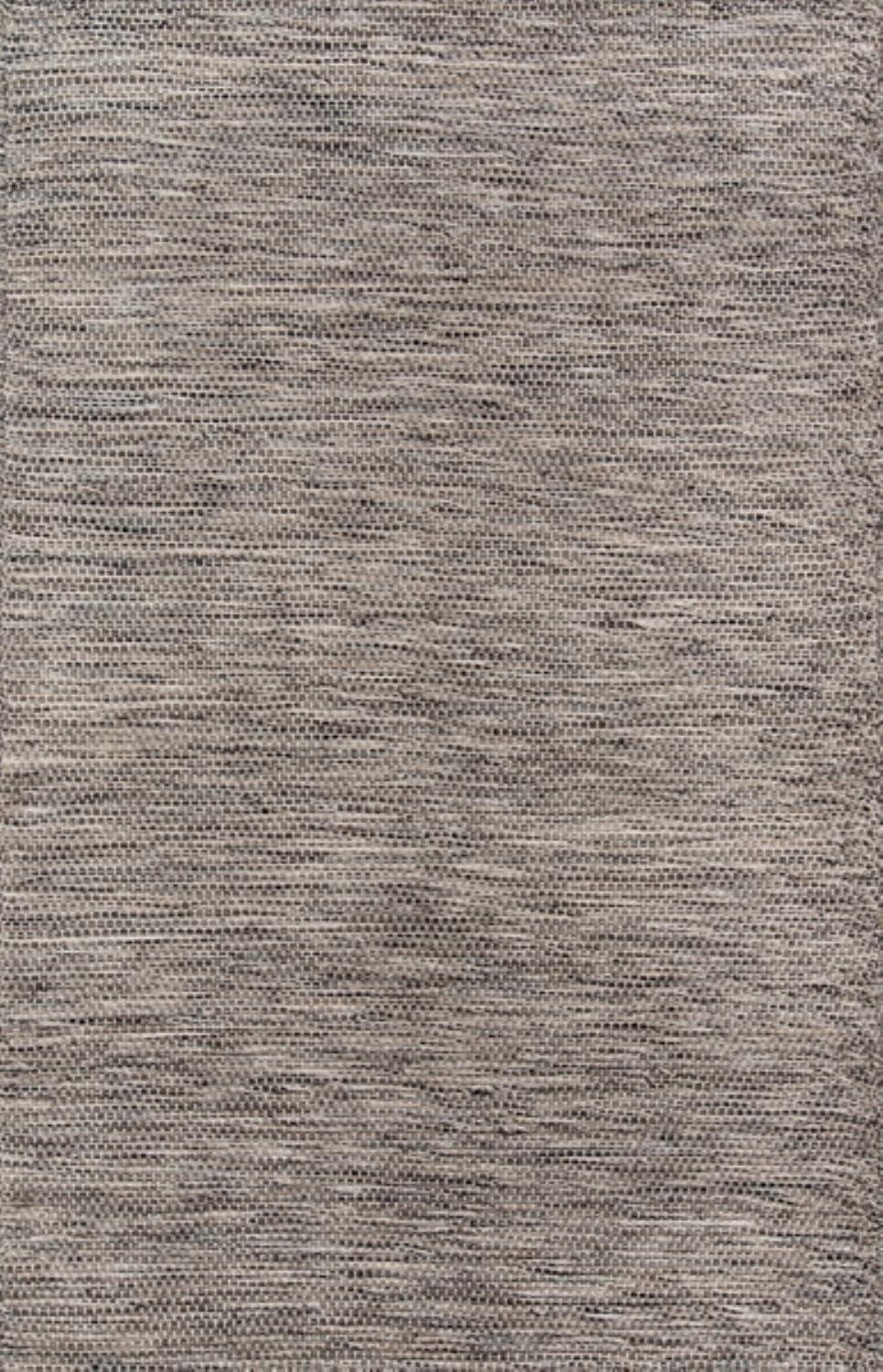 Natural Brown Wool Handwoven Flatweave 8' x 10' Rug