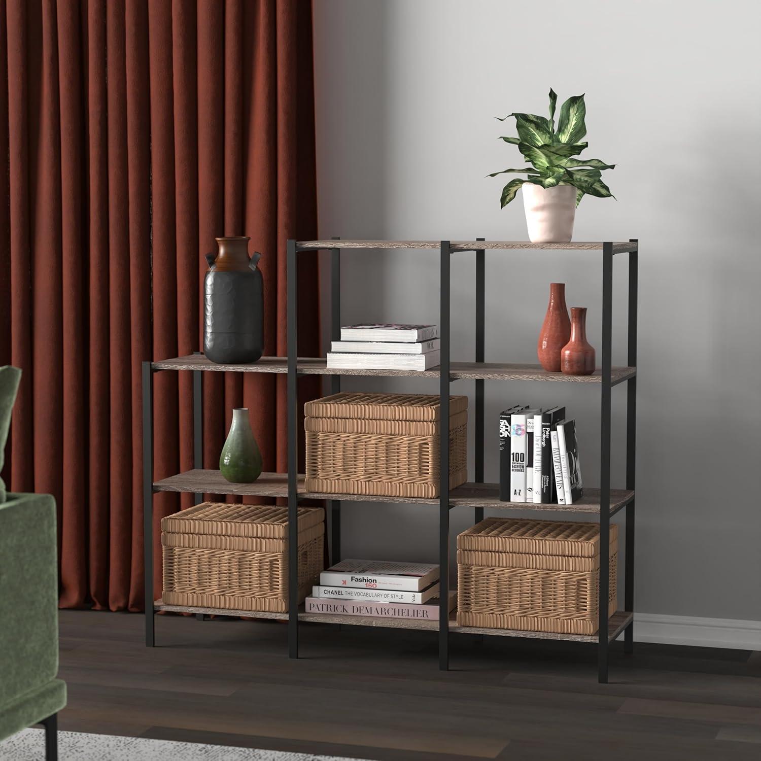 ClosetMaid 45.67'' W Steel Frame Step Bookcase