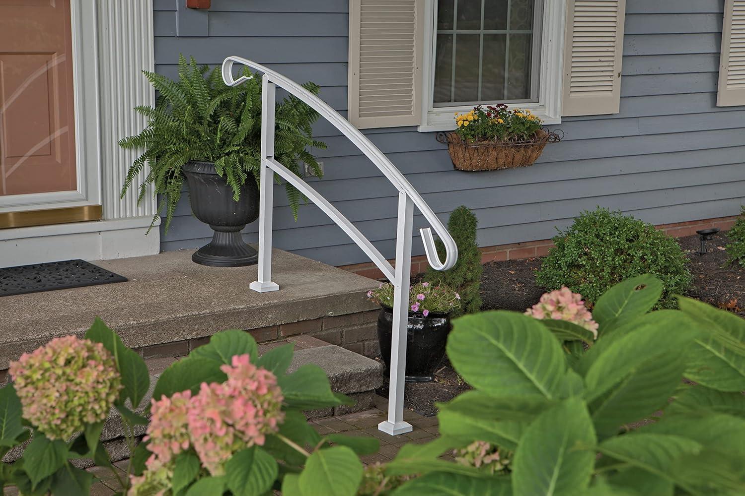 Barrette Outdoor Living Handirail 4-Step Aluminum Rail Kit