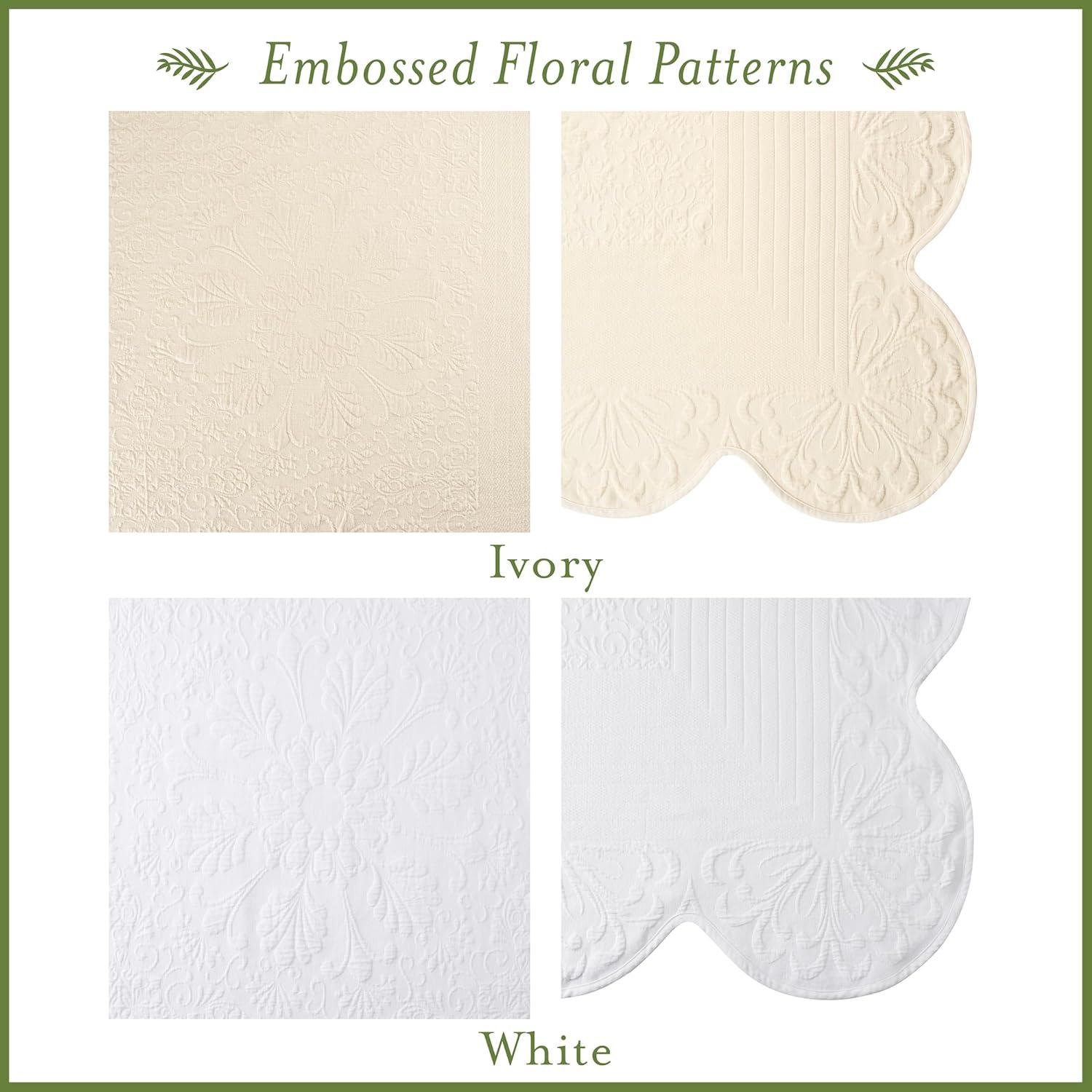 Historic Charleston Collection Standard Estate Pillow Sham Ivory