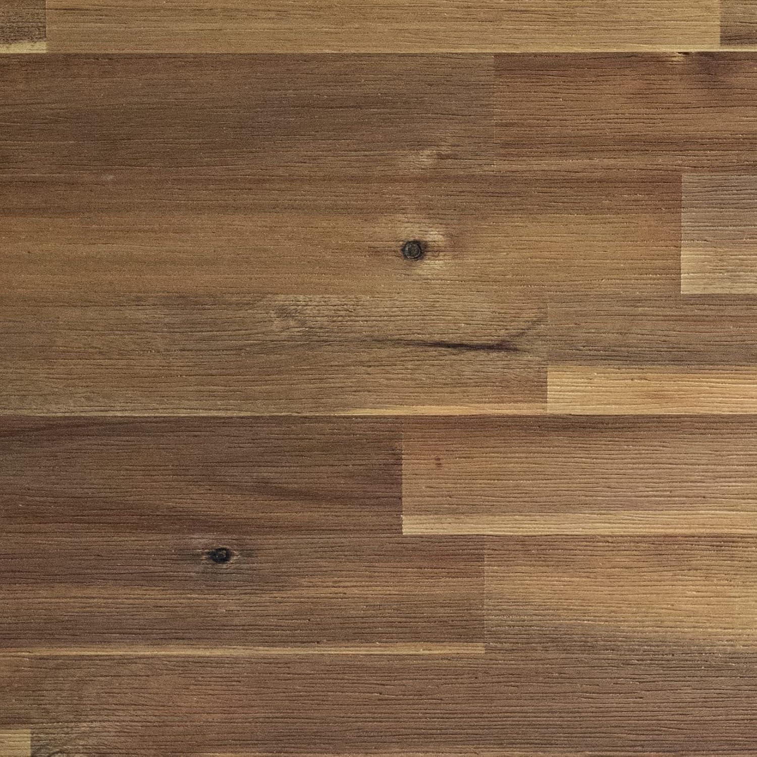 Lowry 22"W Solid Acacia Wood Square End Table with Storage Drawer