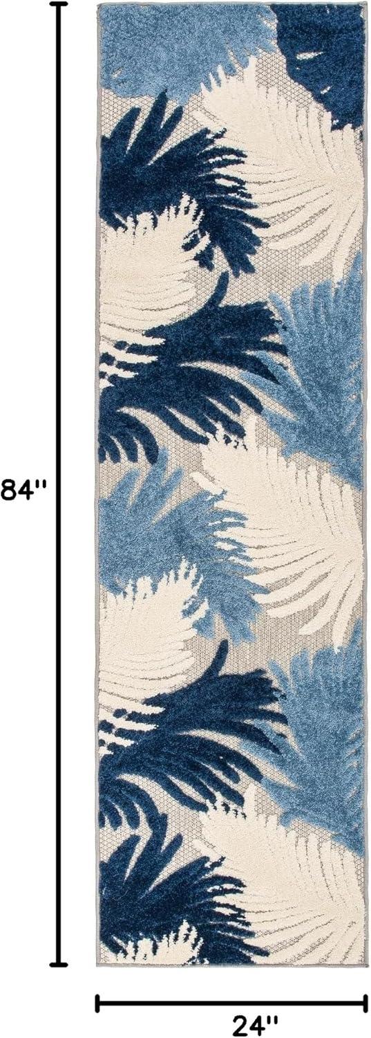 World Rug Gallery Tropical Floral Indoor/Outdoor Area Rug