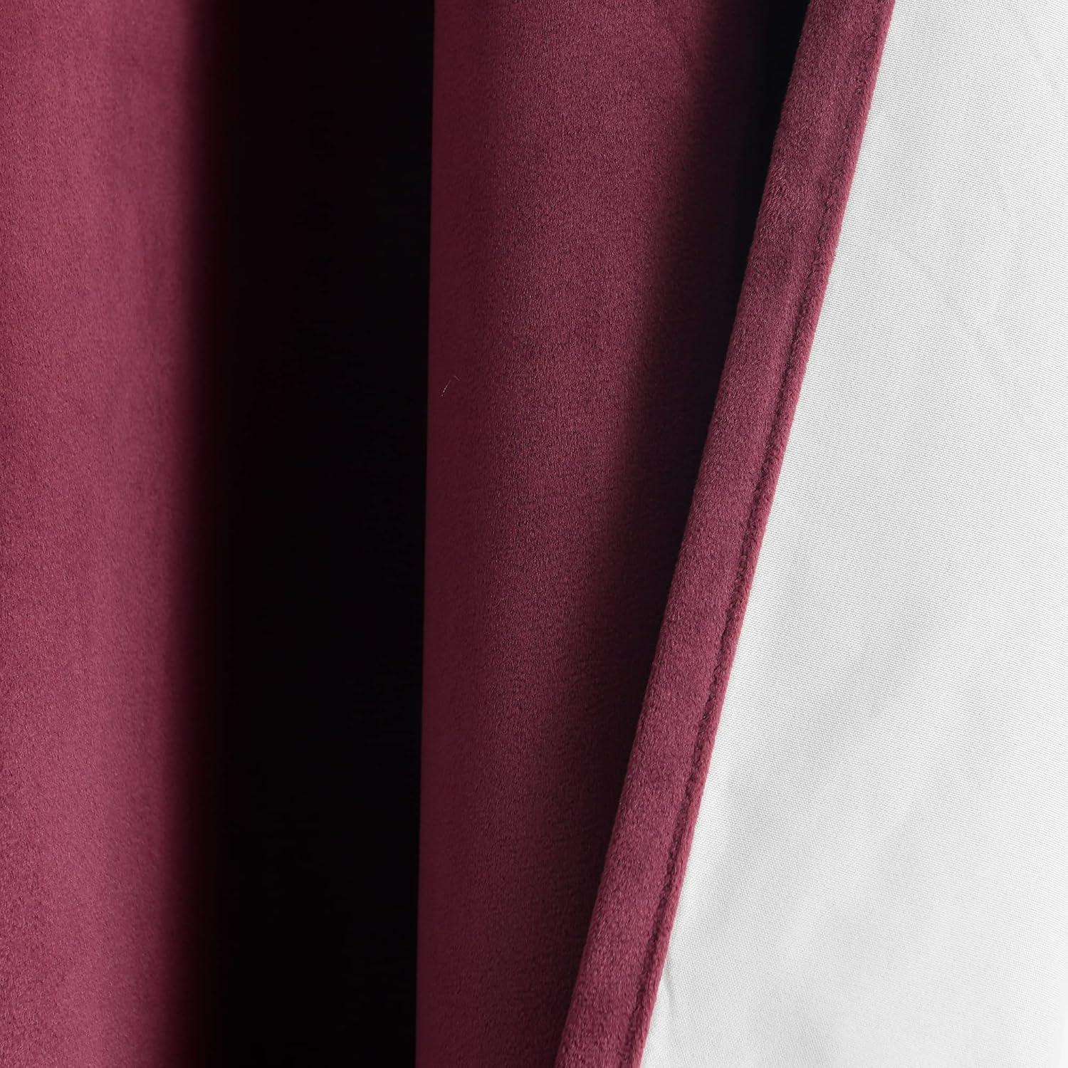 Prima Velvet Solid Blackout Polyester Curtain