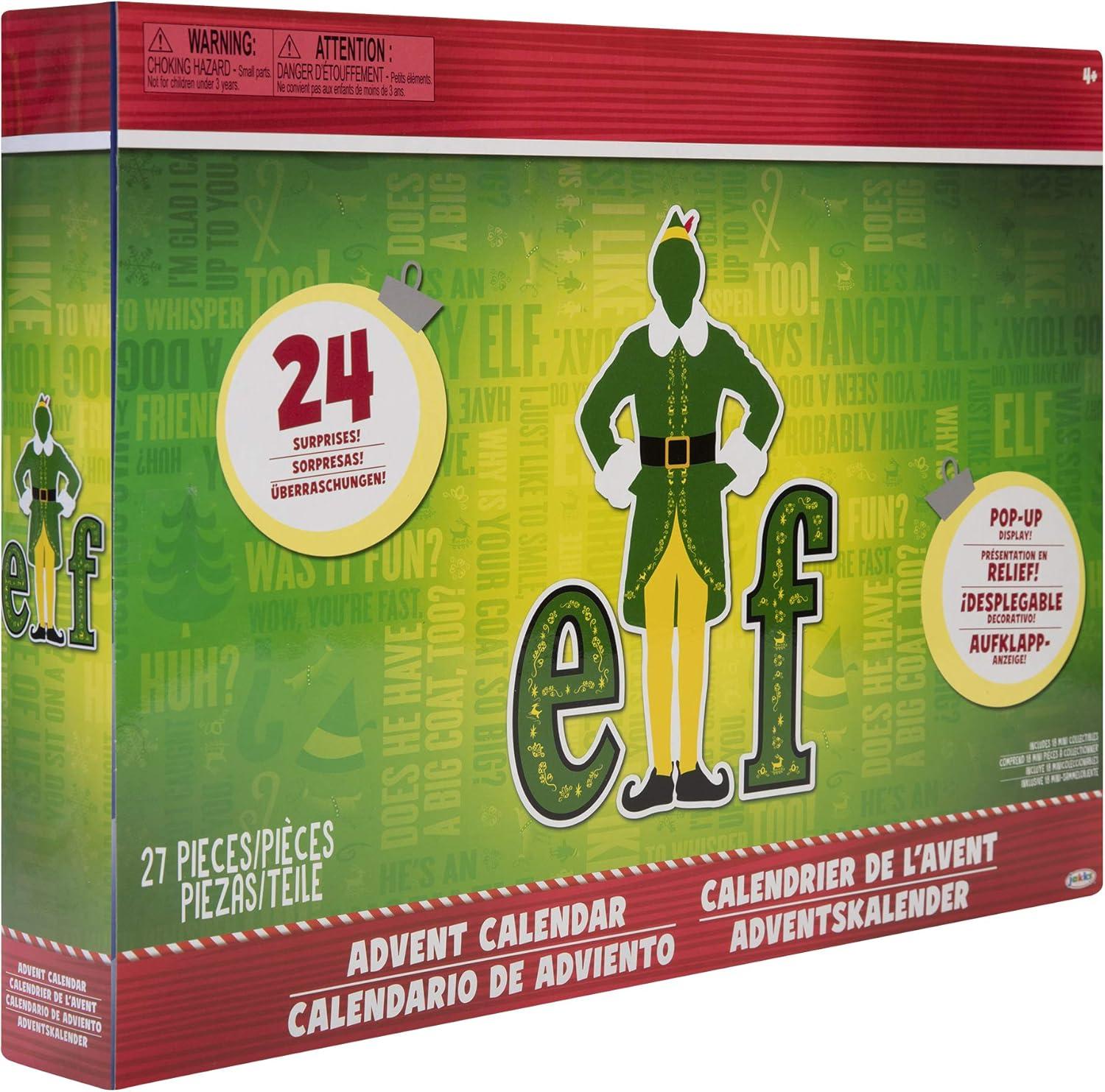 Elf Collectible Advent Calendar with 24 Surprises