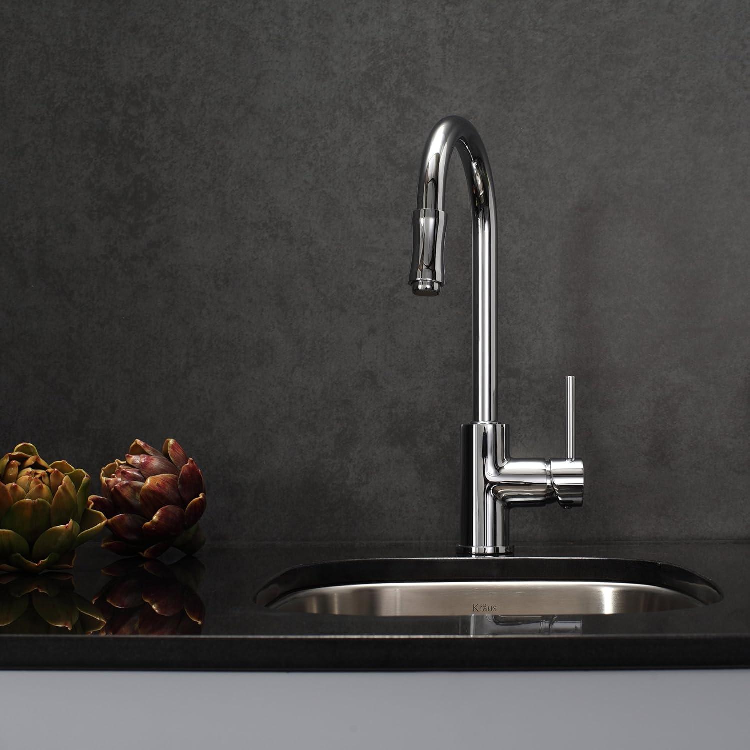 KRAUS Premier Undermount Single Bowl 18-Gauge Stainless Steel Kitchen Sink