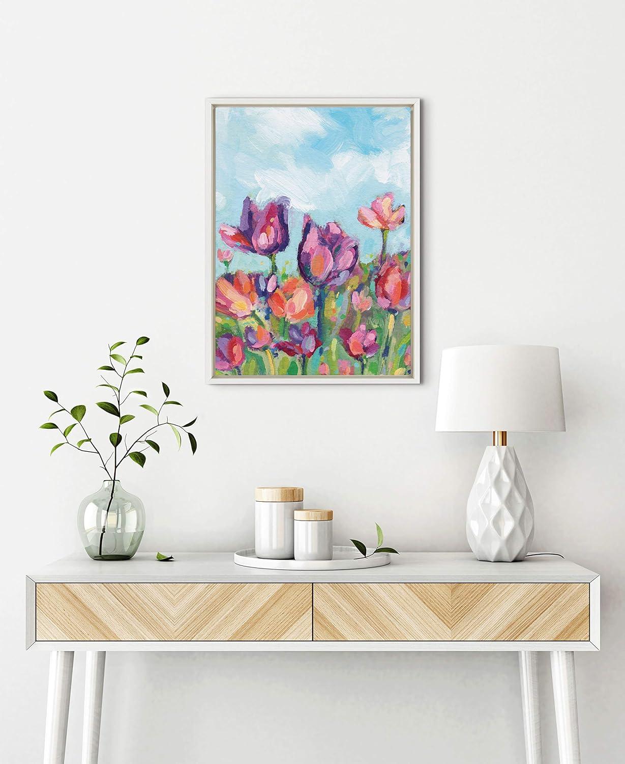 18" x 24" Sylvie Spring Framed Wall Canvas by Rachel Christopoulos - Kate & Laurel All Things Decor