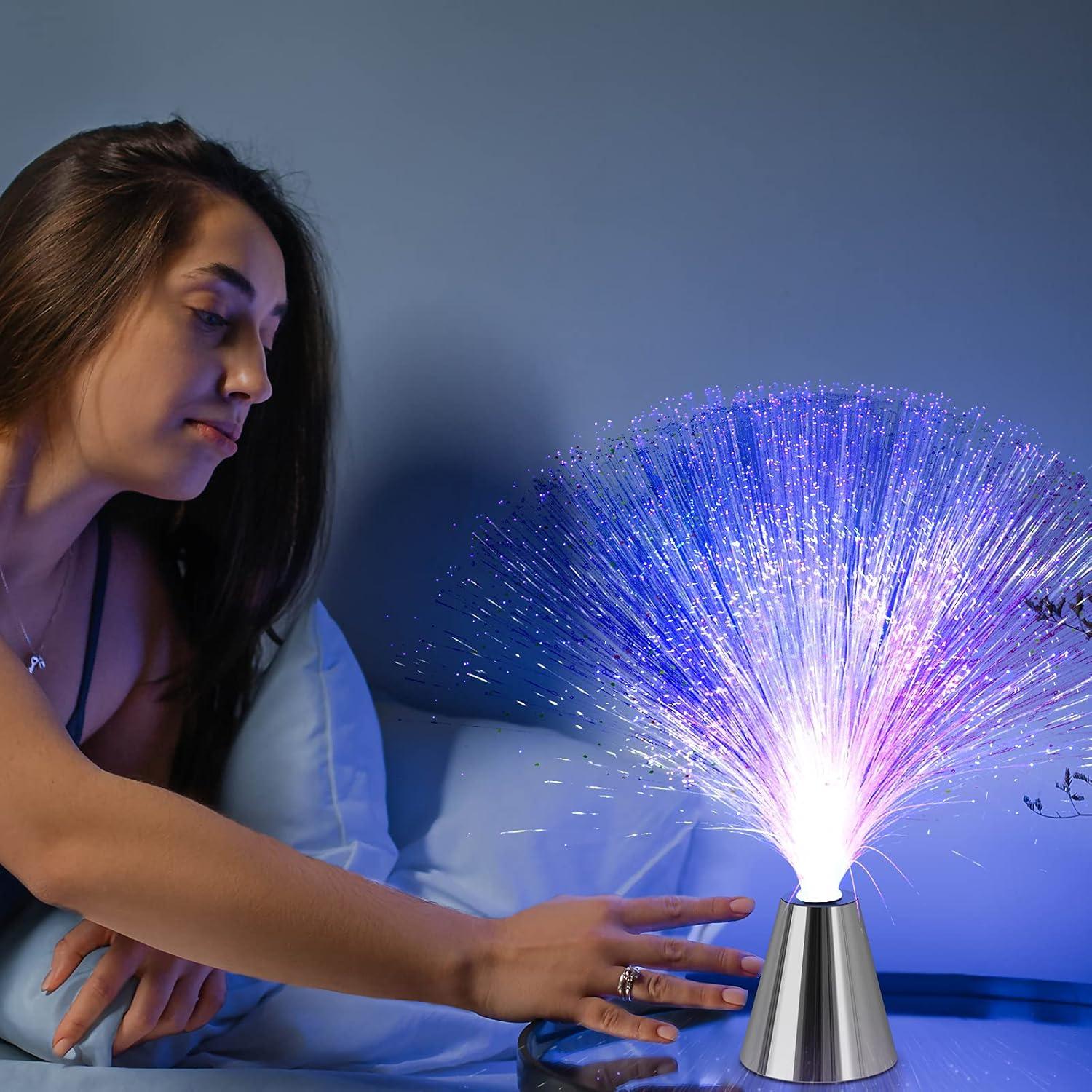 Multicolor LED Fiber Optic Mood Lamp for Kids