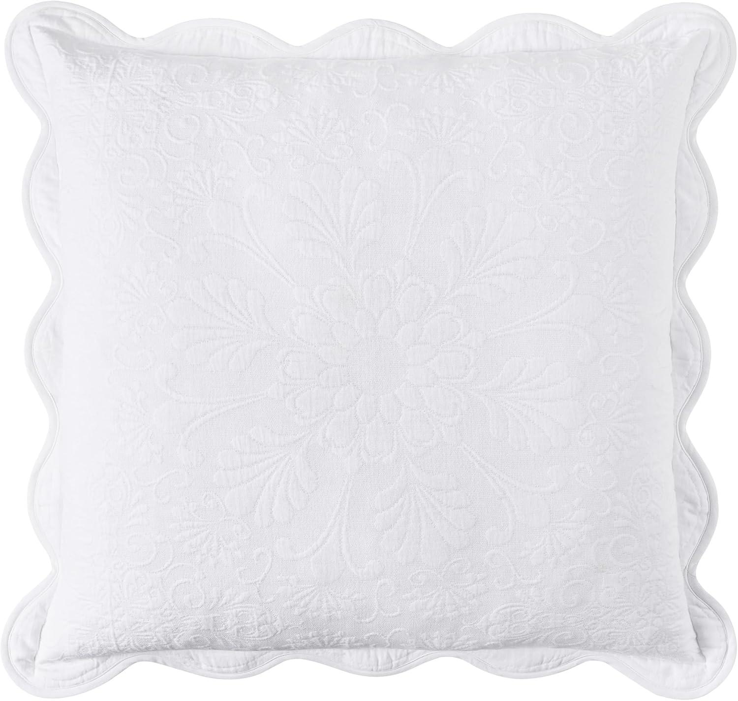 Historic Charleston Historic Charleston Charleston Estate Sham, Scalloped Pillow Cover, Single