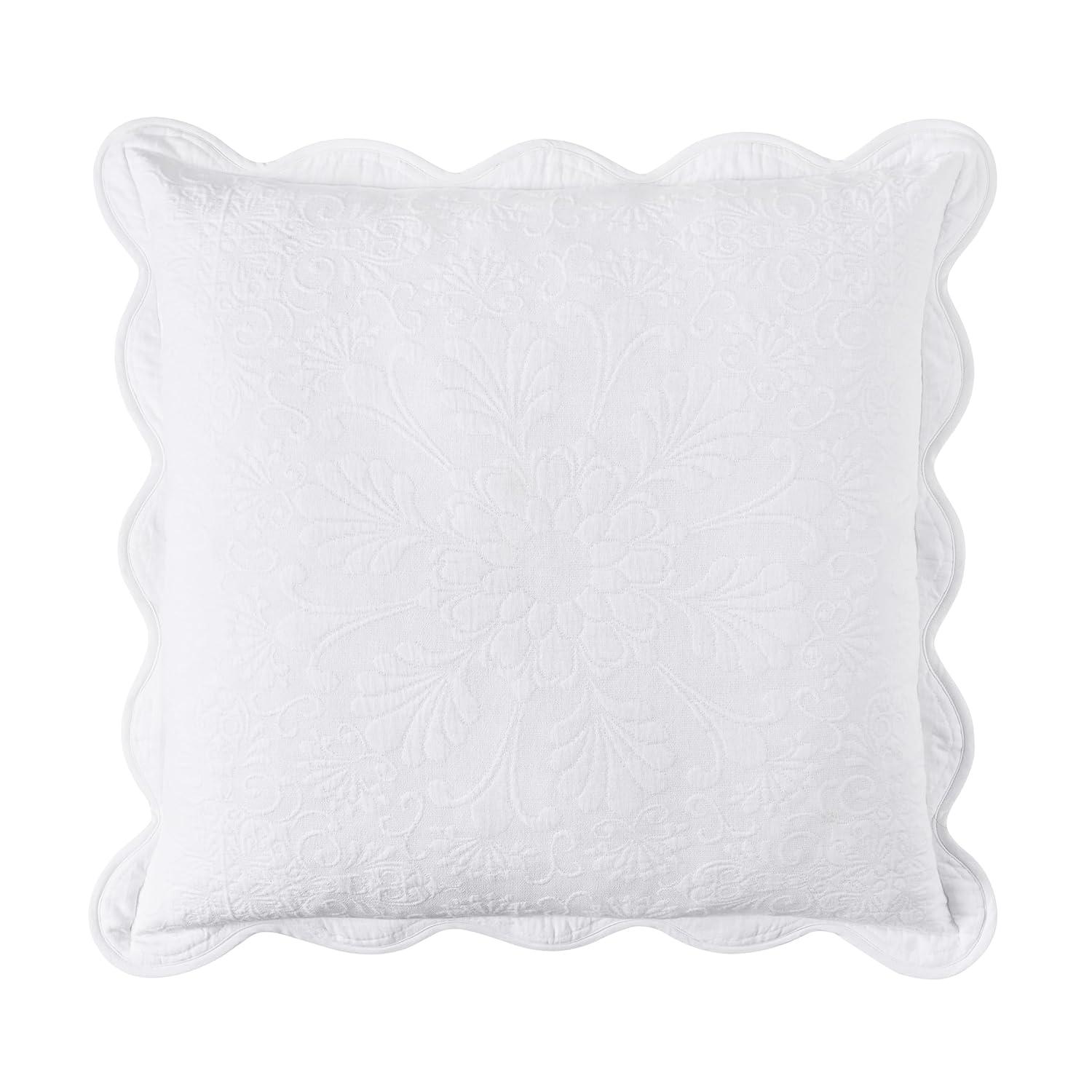 Historic Charleston Historic Charleston Charleston Estate Sham, Scalloped Pillow Cover, Single