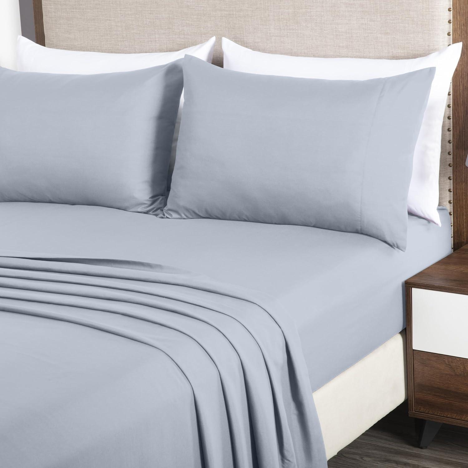 Chezmoi Collection Liam Microfiber 7 Piece Bed in a Bag Comforter Set