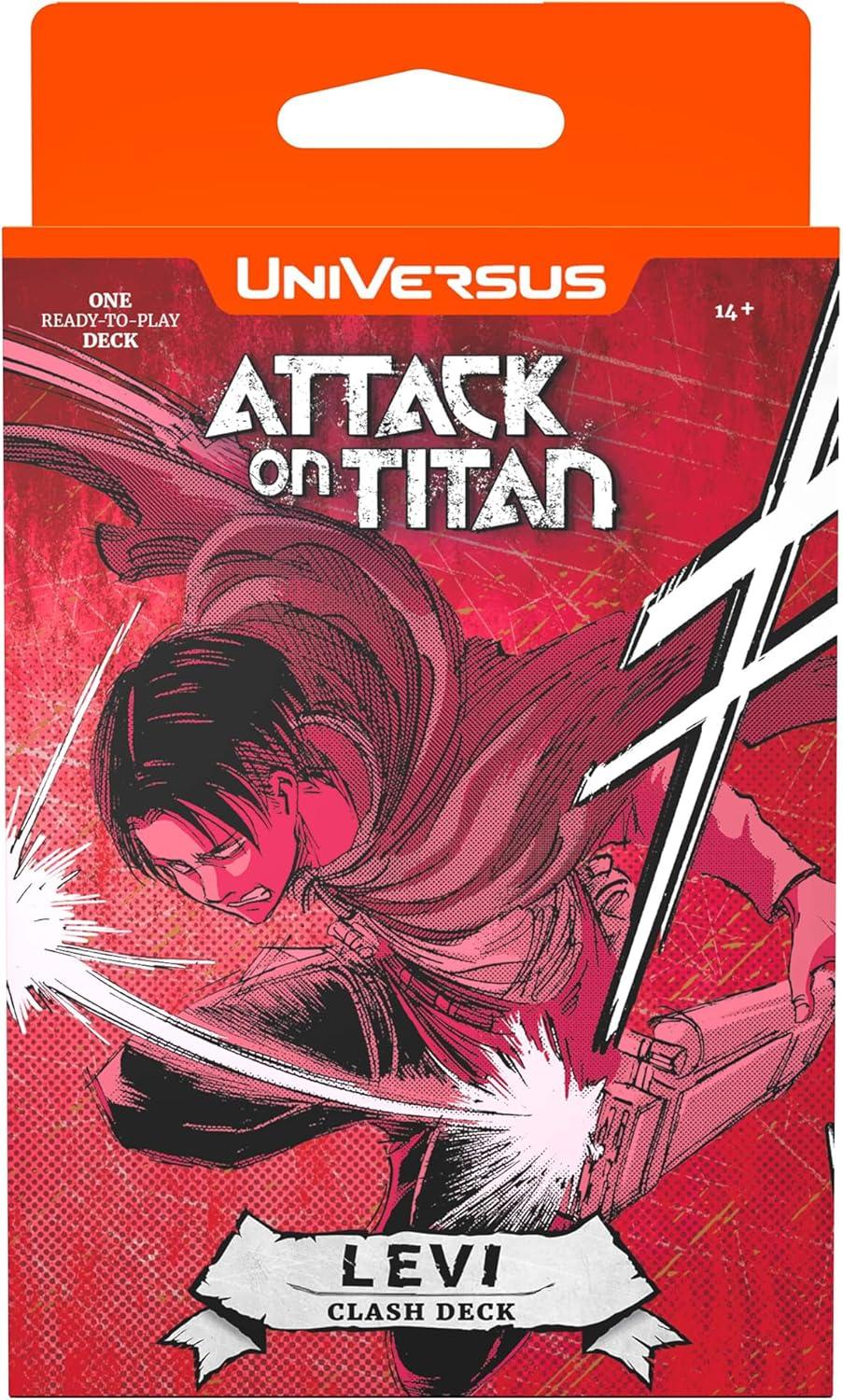 Universus Attack On Titan Battle For Humanity CCG Clash Deck - LEVI [61-Card Ready-To-Play Deck]