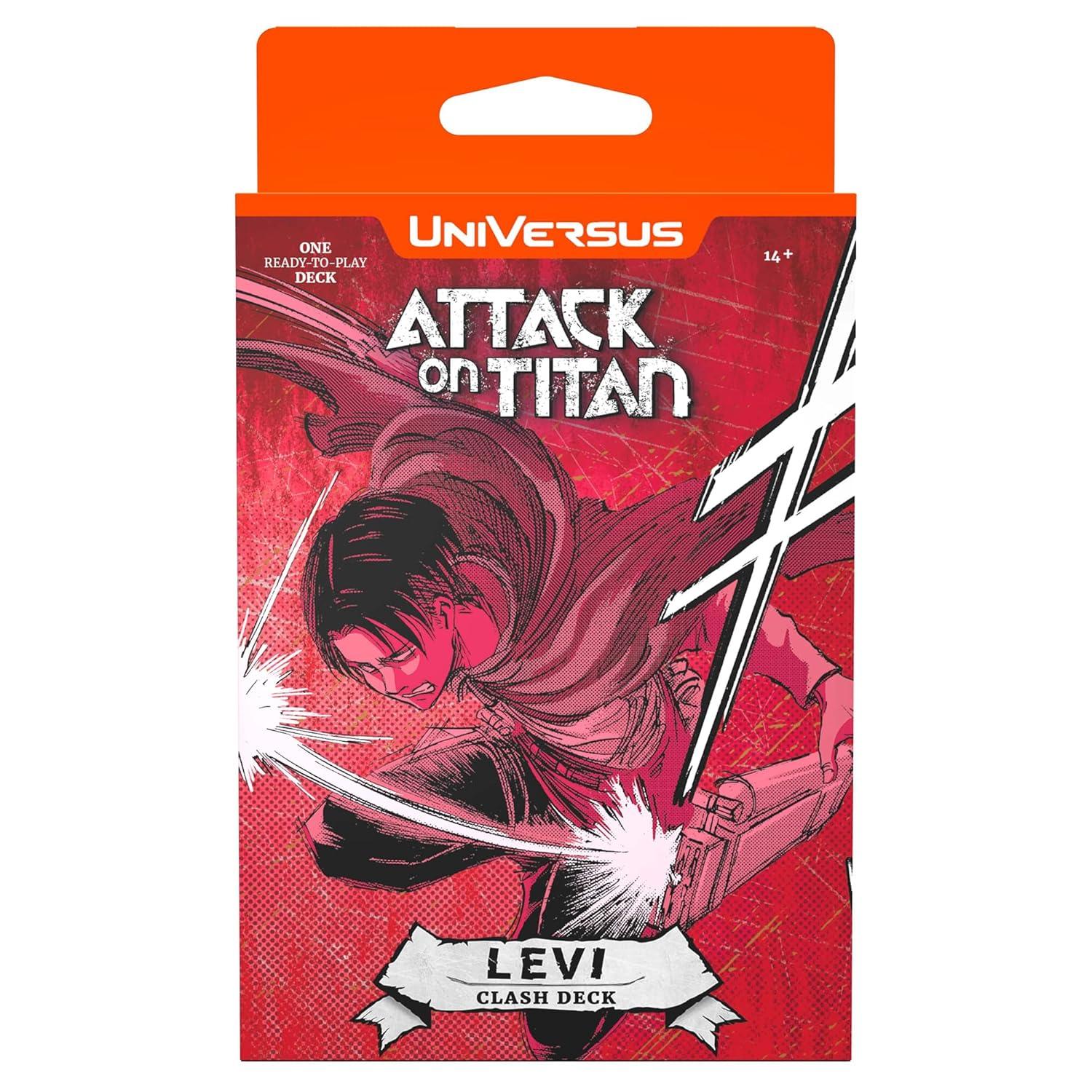 Universus Attack On Titan Battle For Humanity CCG Clash Deck - LEVI [61-Card Ready-To-Play Deck]
