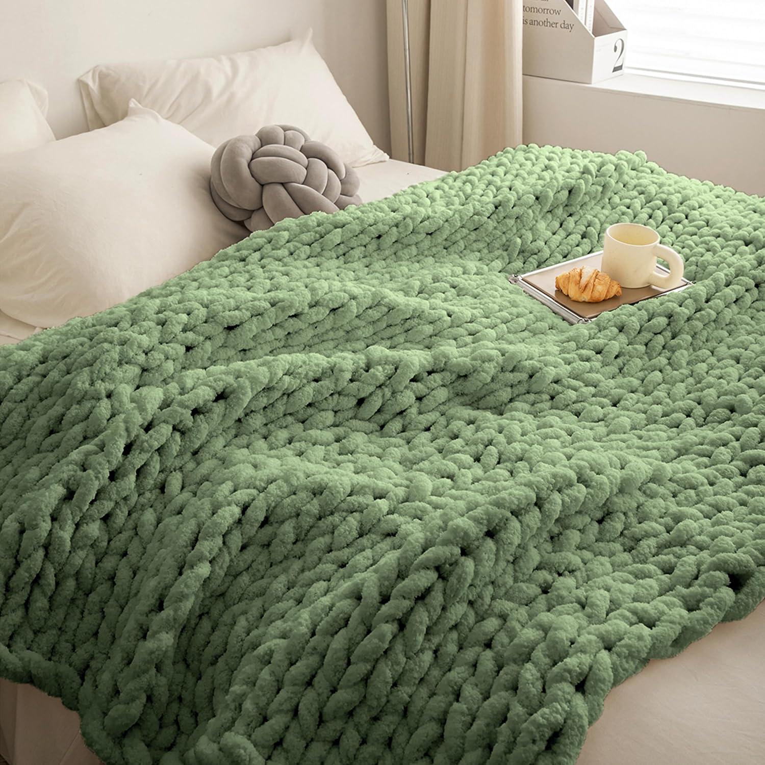 Donna Sharp Chunky Chunky Knit Throw Blanket