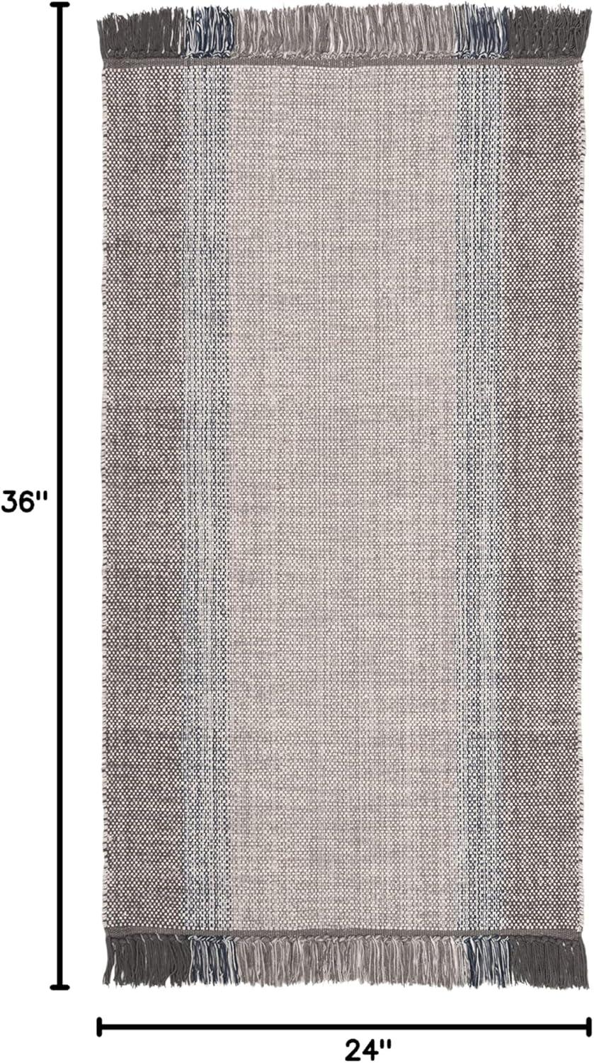 Montauk MTK301 Hand Woven Indoor Accent Rug - Blue/Grey - 2'x3' - Safavieh